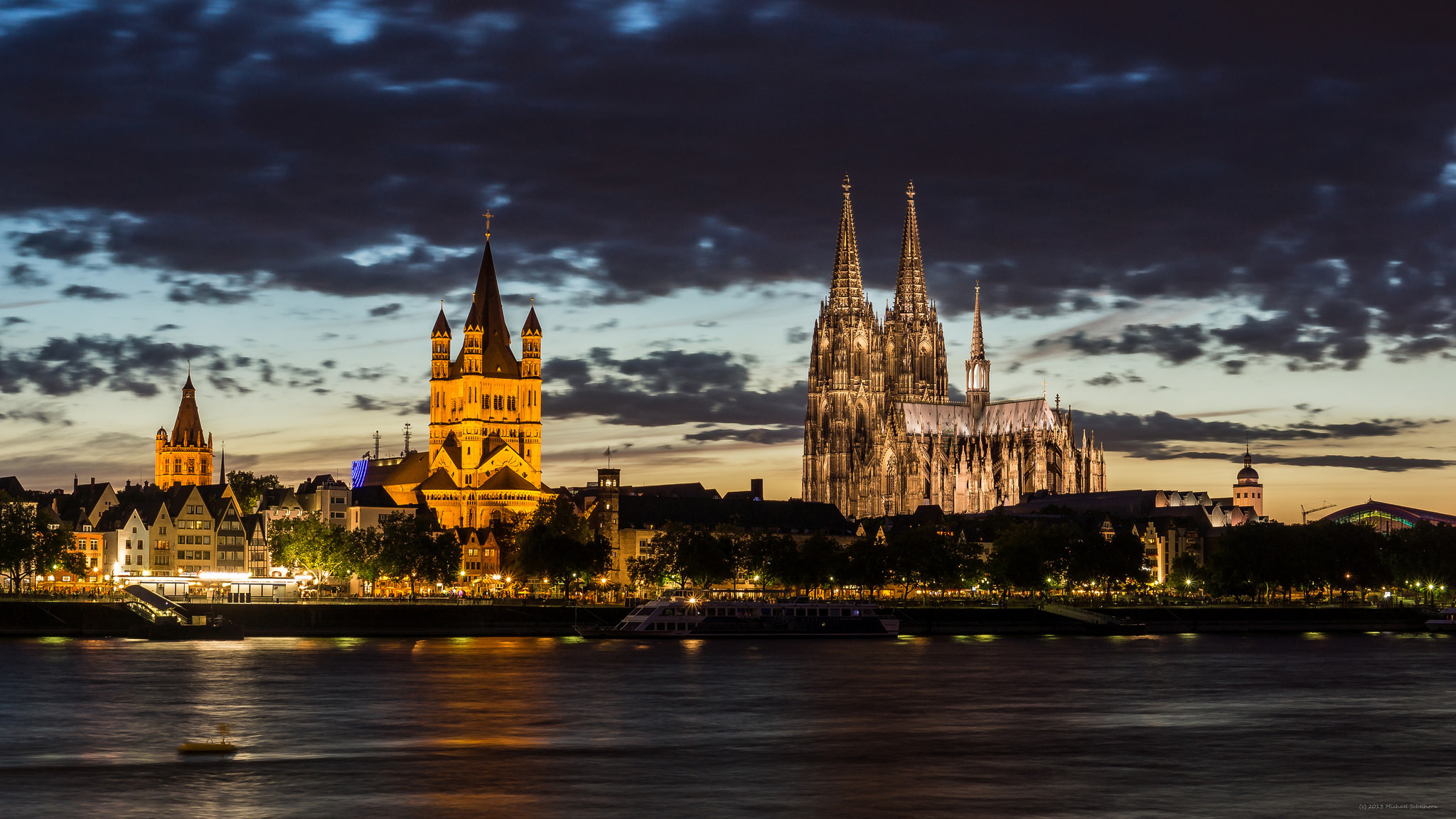 religious, cologne cathedral, building, cathedral, cologne, germany, monument, night, cathedrals