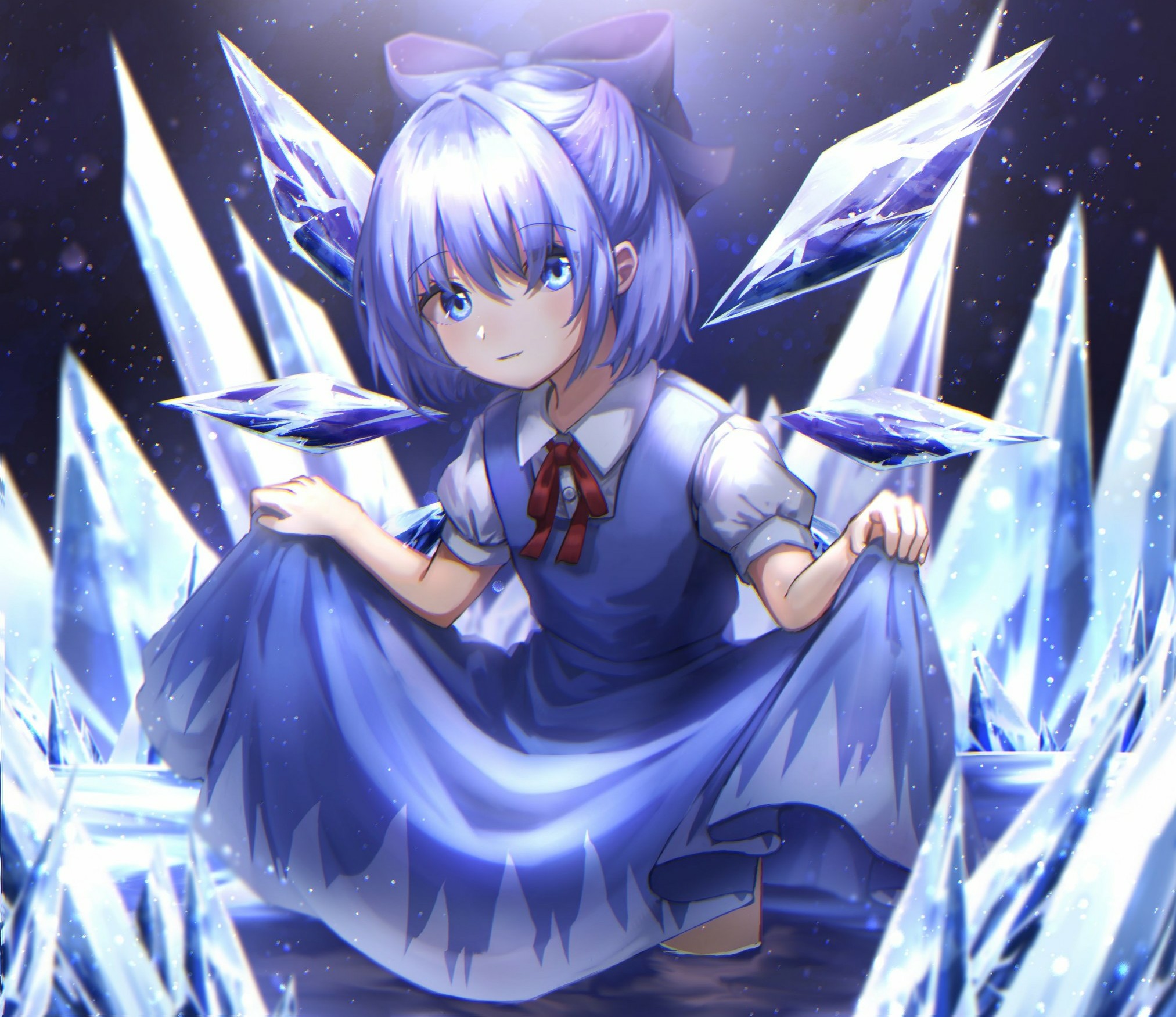 Descarga gratis la imagen Animado, Touhou, Cirno (Touhou) en el escritorio de tu PC