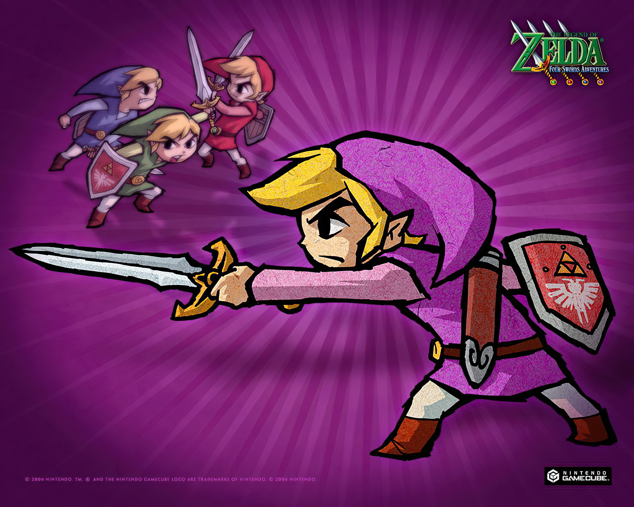 Baixar papéis de parede de desktop The Legend Of Zelda: Four Swords Adventures HD