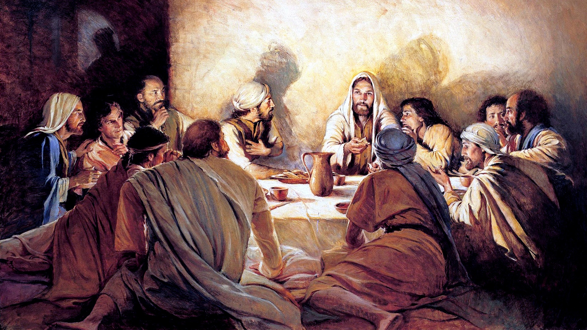 Download mobile wallpaper Jesus, Painting, Religious for free.