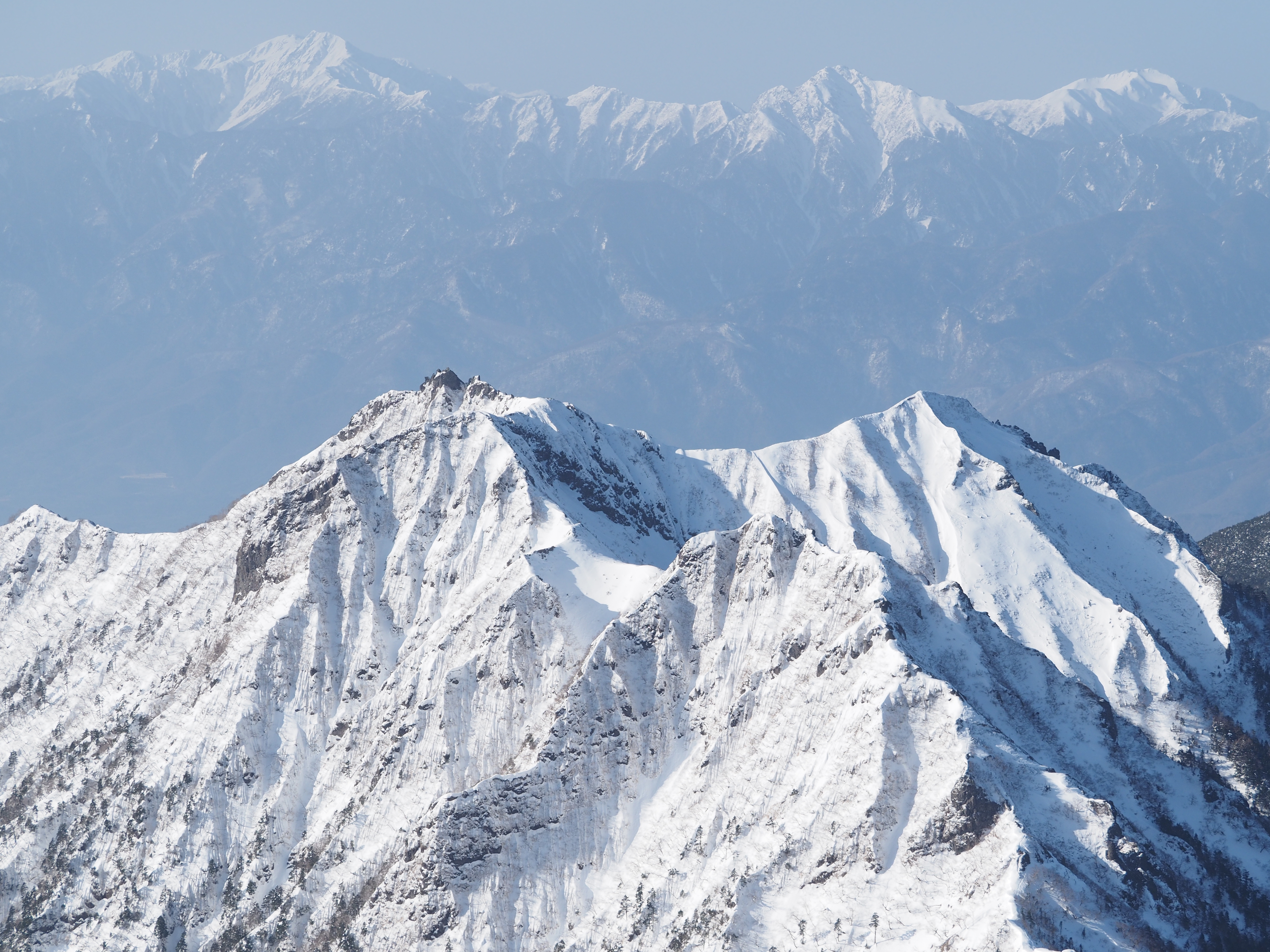 tops, nature, mountains, snow, vertex, height, mountain range Phone Background