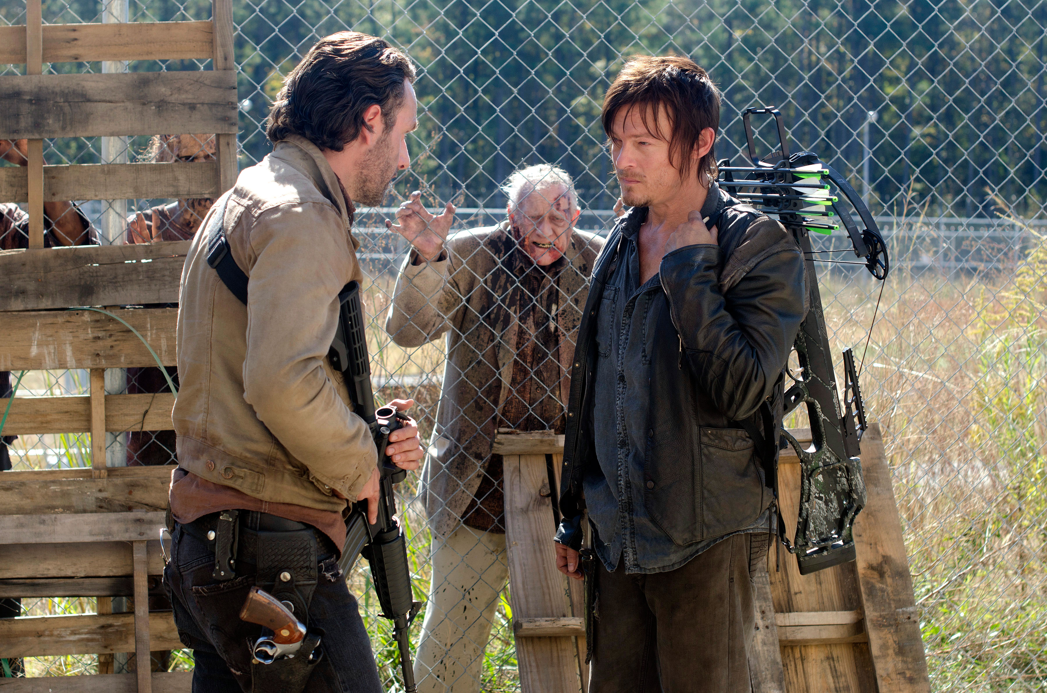 andrew lincoln, the walking dead, tv show, daryl dixon, norman reedus, rick grimes, zombie