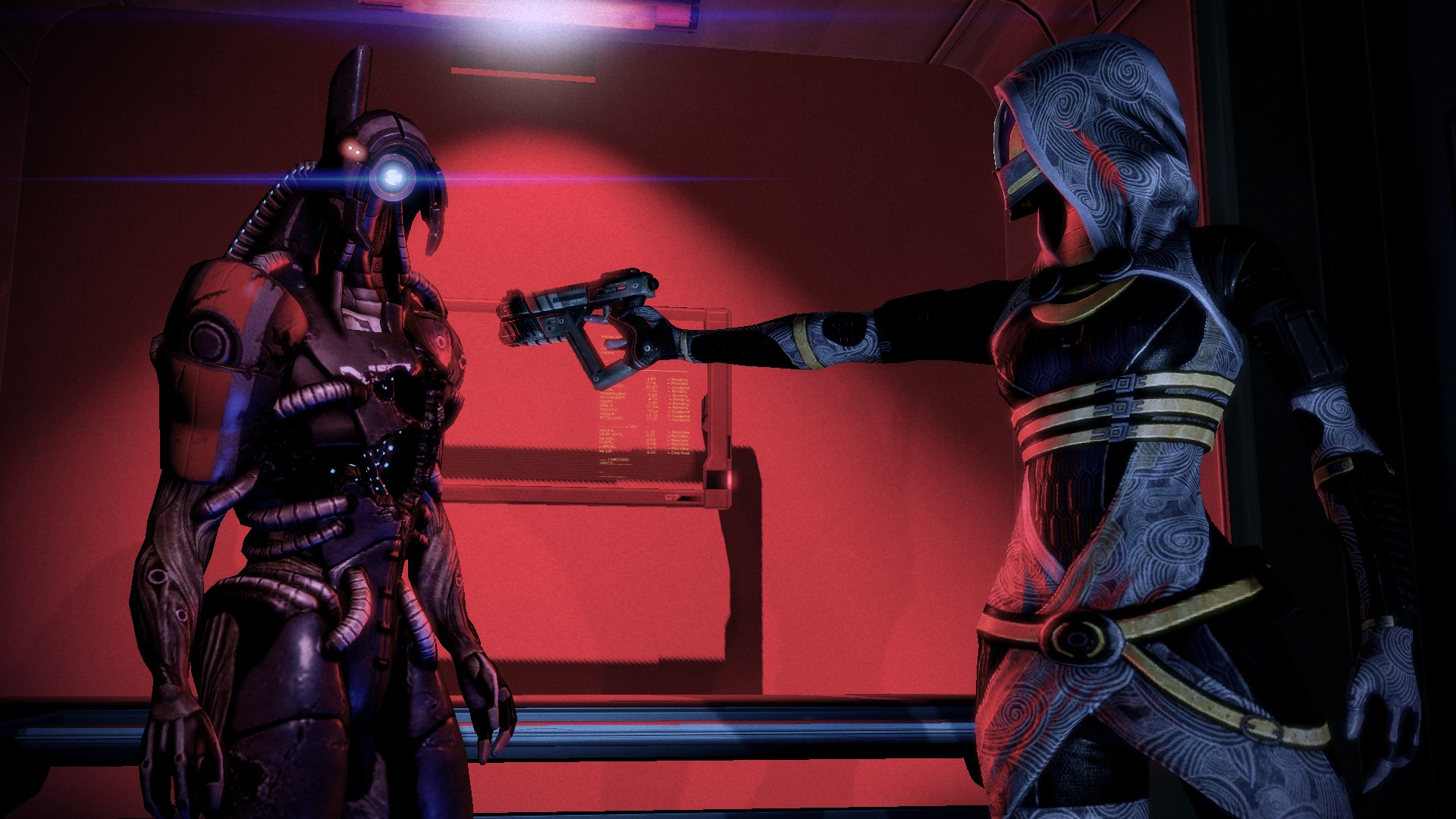 Download mobile wallpaper Legion (Mass Effect), Mass Effect 2, Tali'zorah, Mass Effect, Video Game for free.
