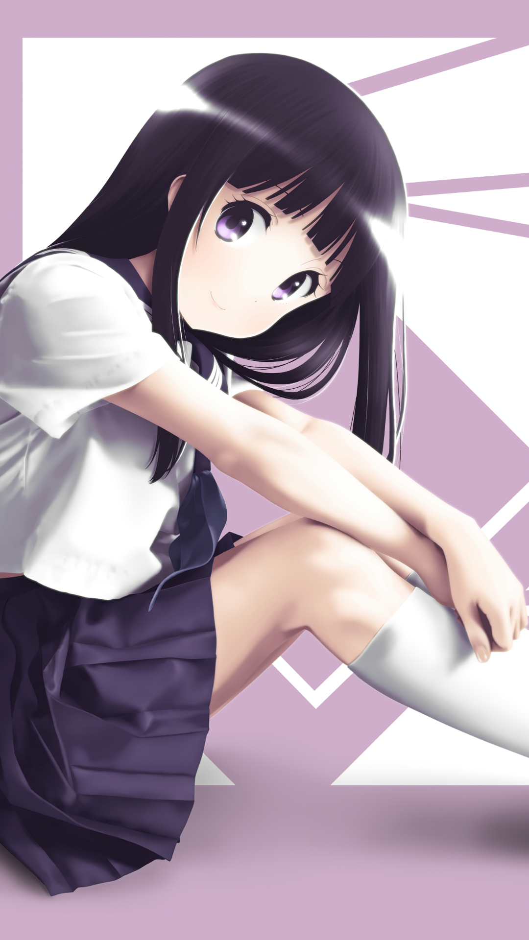 Handy-Wallpaper Animes, Eru Chitanda, Hyouka kostenlos herunterladen.