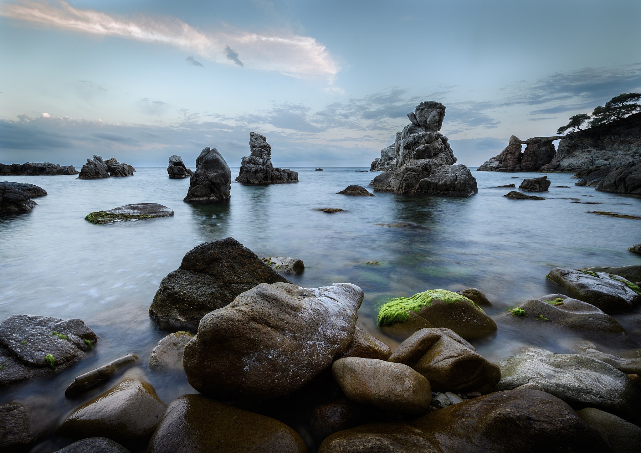 Descarga gratis la imagen Naturaleza, Horizonte, Océano, Tierra/naturaleza en el escritorio de tu PC