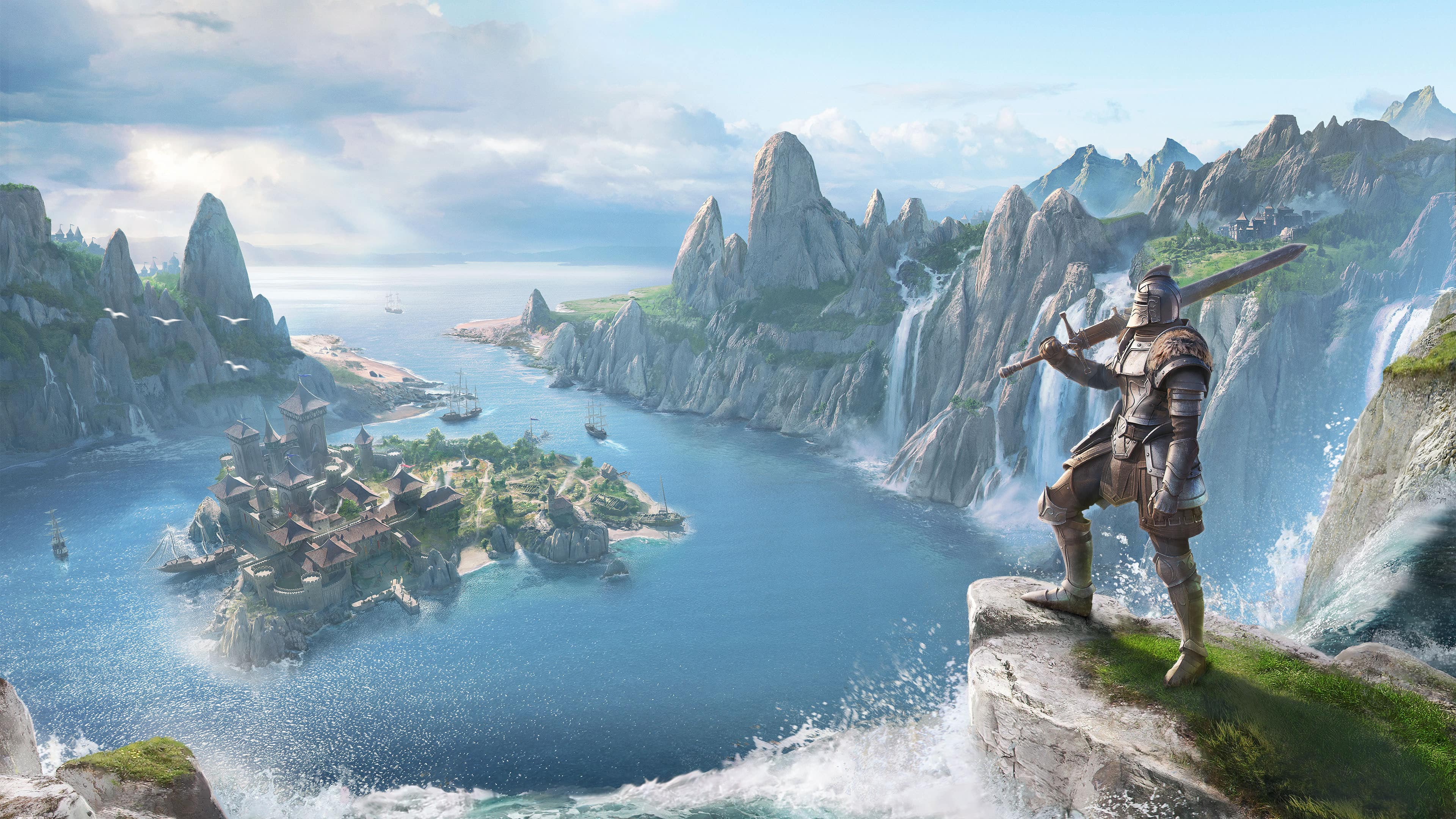Скачать обои The Elder Scrolls Online: Высокий Остров на телефон бесплатно