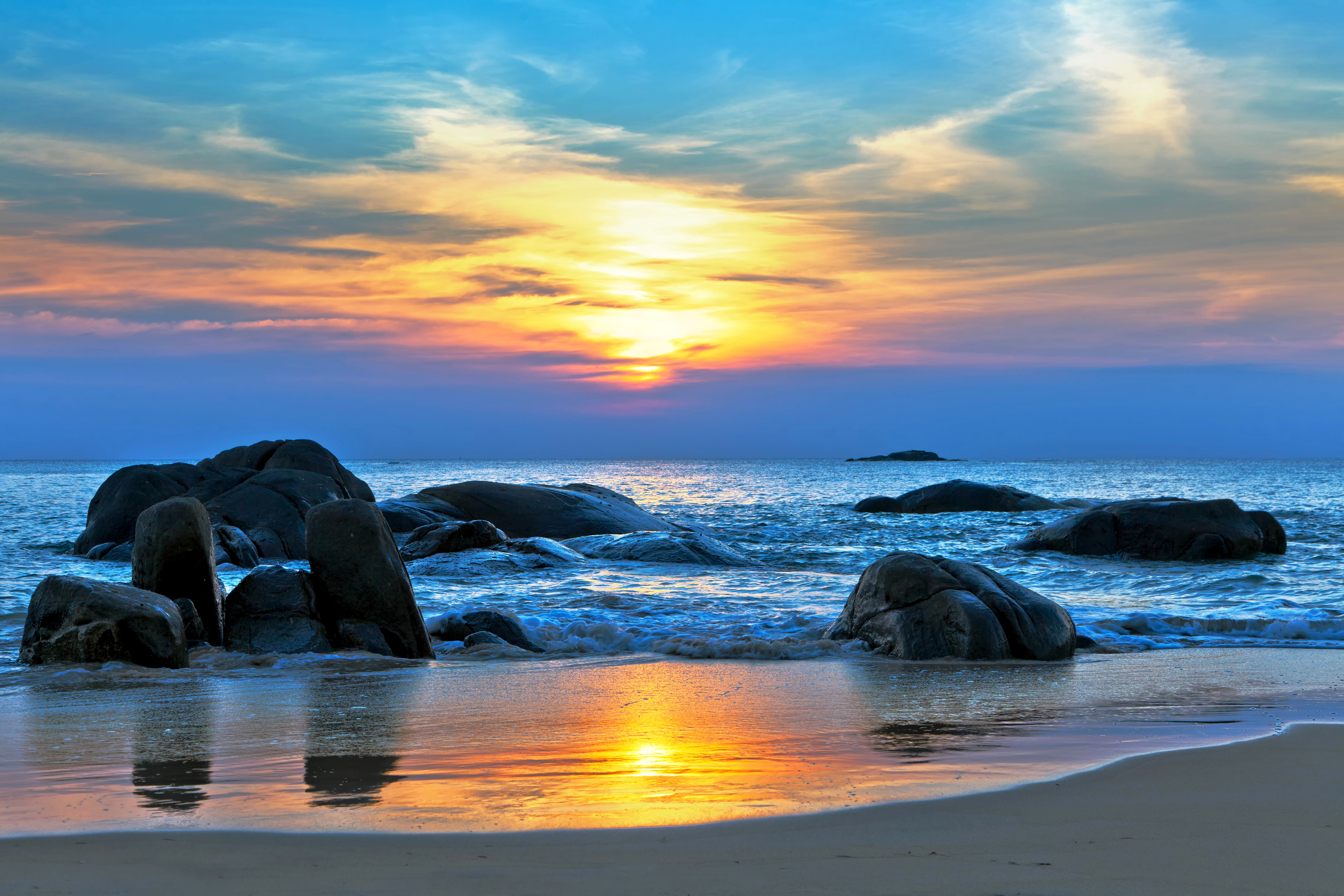 Laden Sie das Natur, Horizont, Ozean, Sonnenaufgang, Erde/natur-Bild kostenlos auf Ihren PC-Desktop herunter