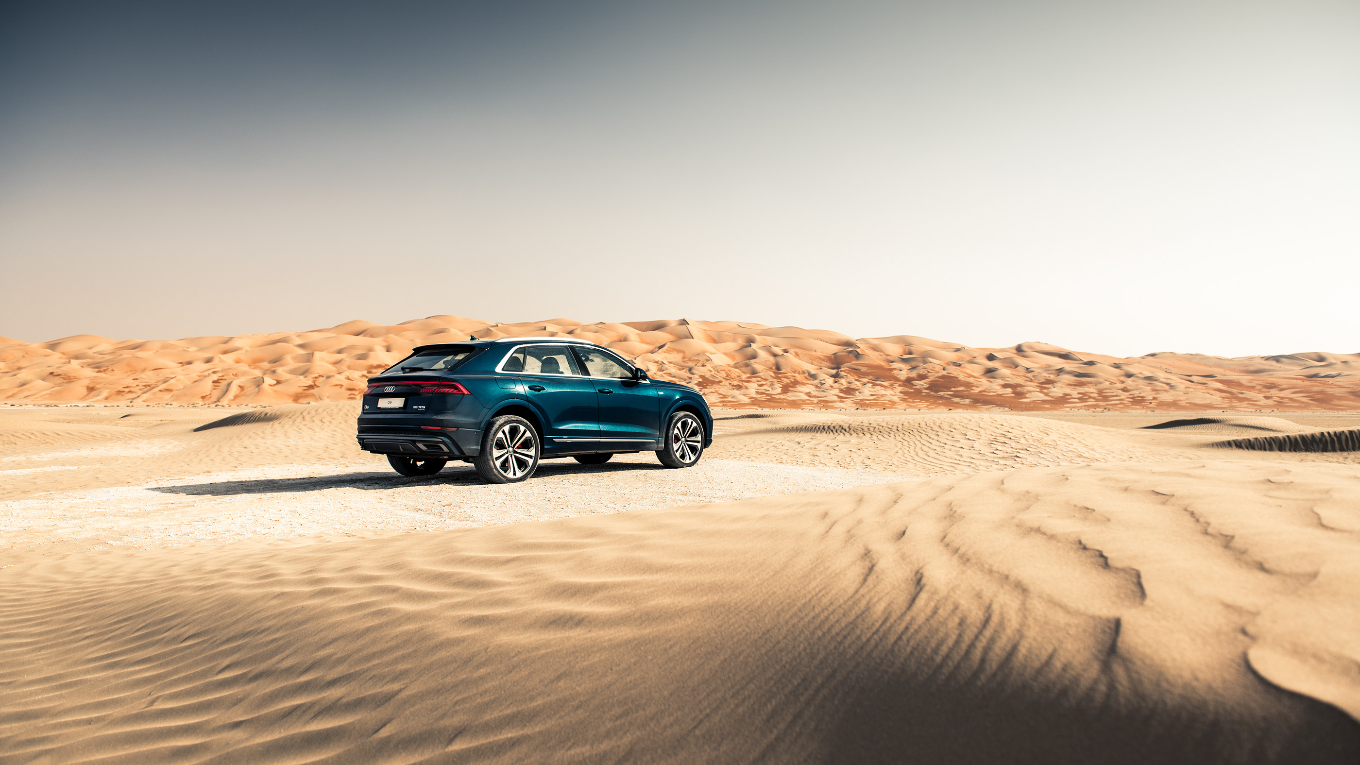 Download mobile wallpaper Audi, Desert, Car, Suv, Audi Q8, Vehicles for free.