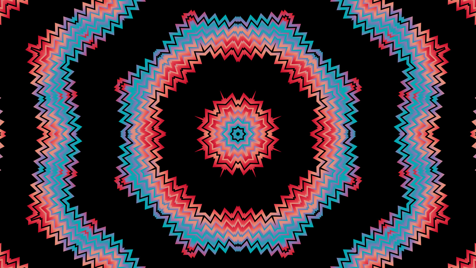 abstract, kaleidoscope, colors, pattern, ripple