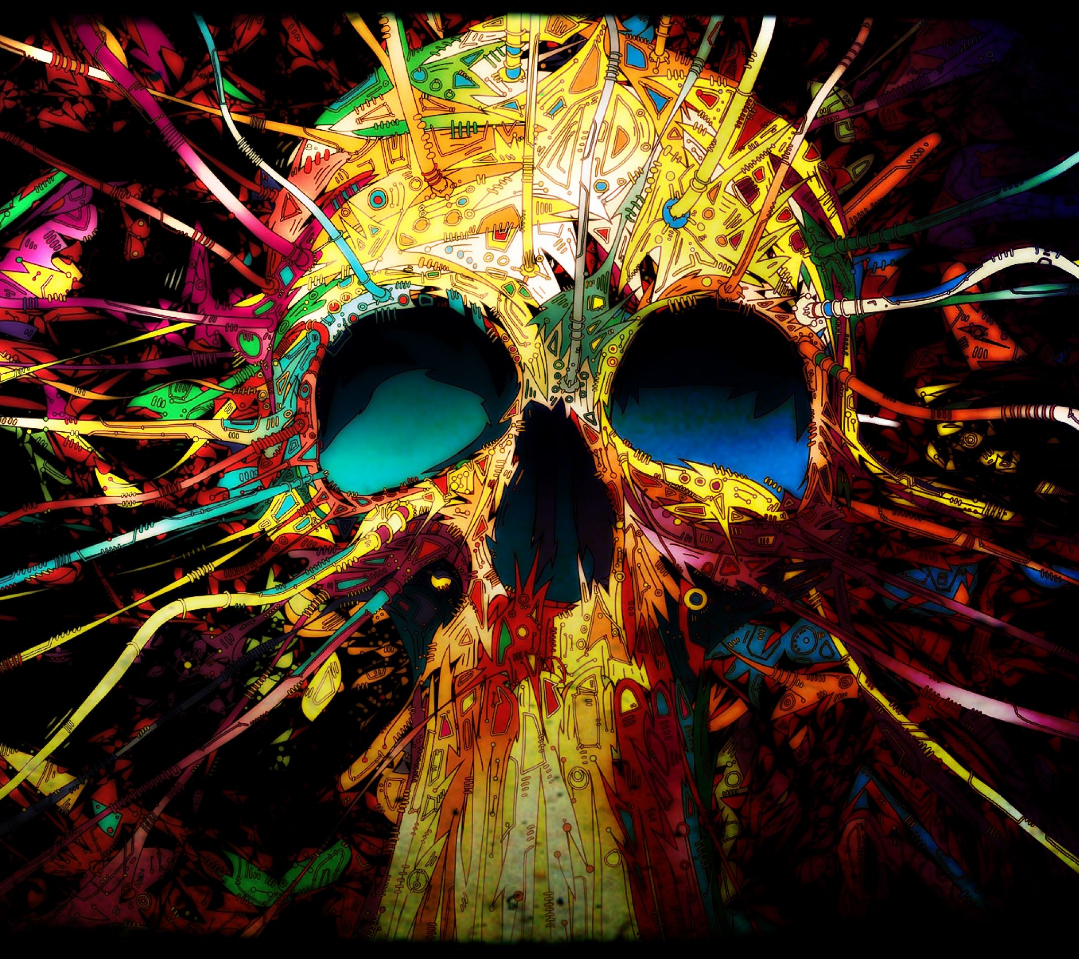 Free download wallpaper Dark, Skull on your PC desktop