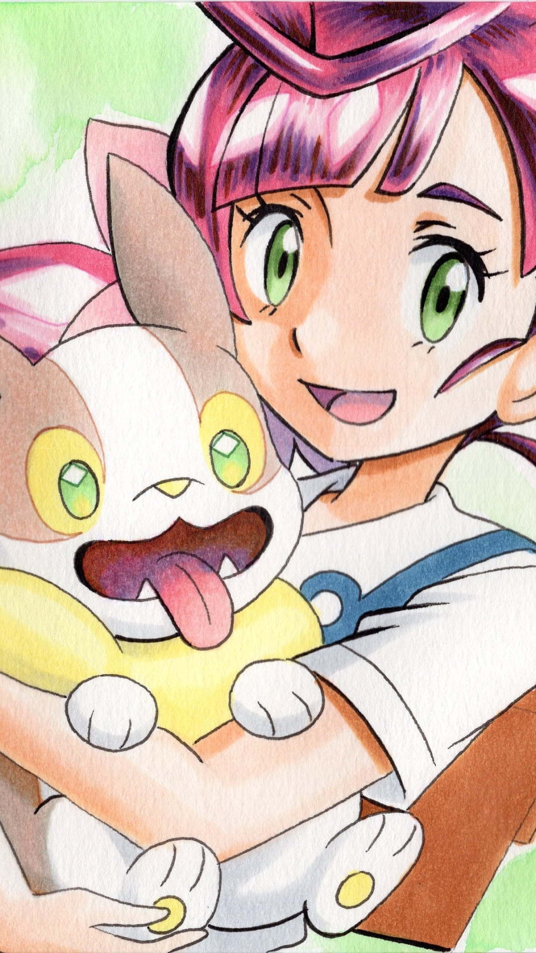 Handy-Wallpaper Pokémon, Animes, Yamper (Pokémon), Chloë (Pokémon) kostenlos herunterladen.