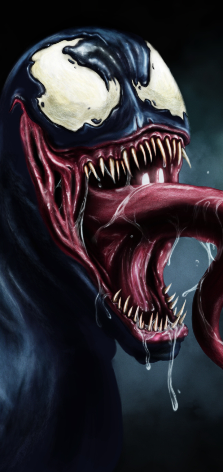 Download mobile wallpaper Creepy, Venom, Comics, Scary for free.