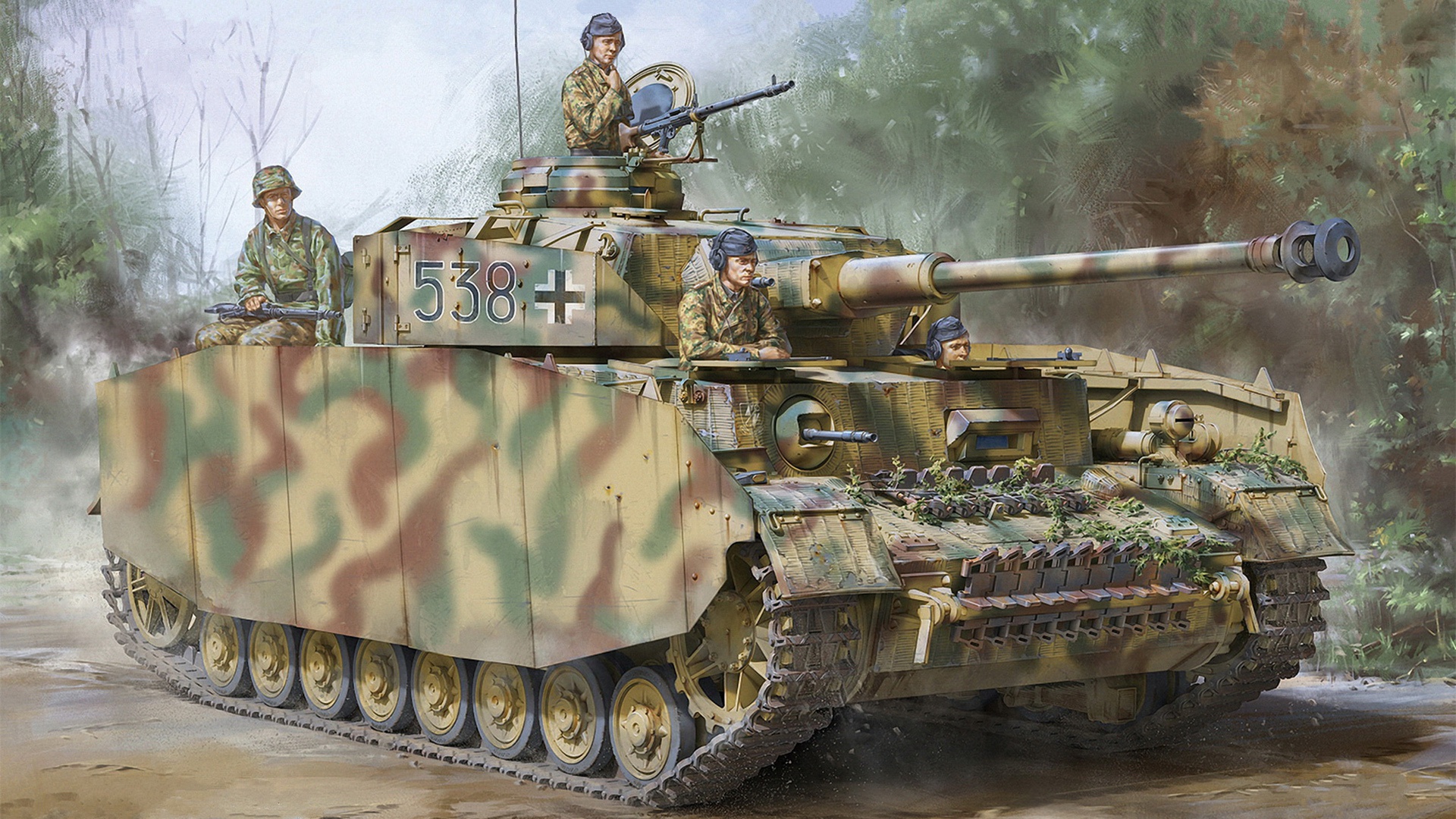 495571 завантажити шпалери військовий, panzer iv, танк, танки - заставки і картинки безкоштовно