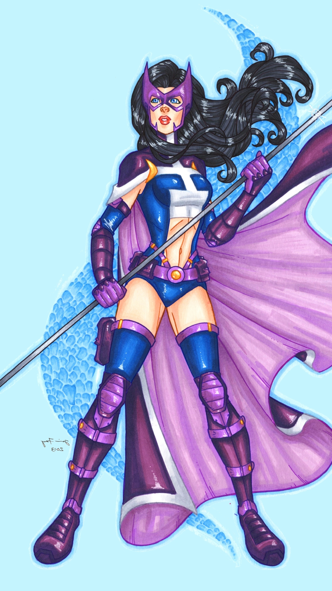 Handy-Wallpaper Comics, Jägerin (Dc Comics), Huntress kostenlos herunterladen.