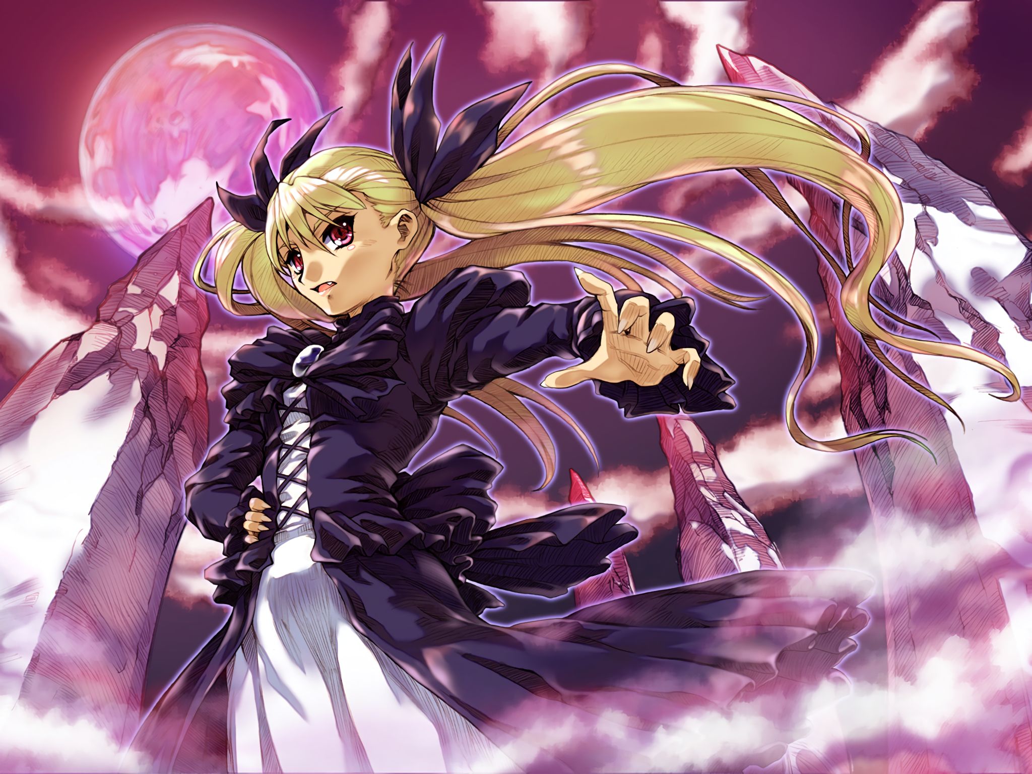 anime, dance in the vampire bund, mina tepes