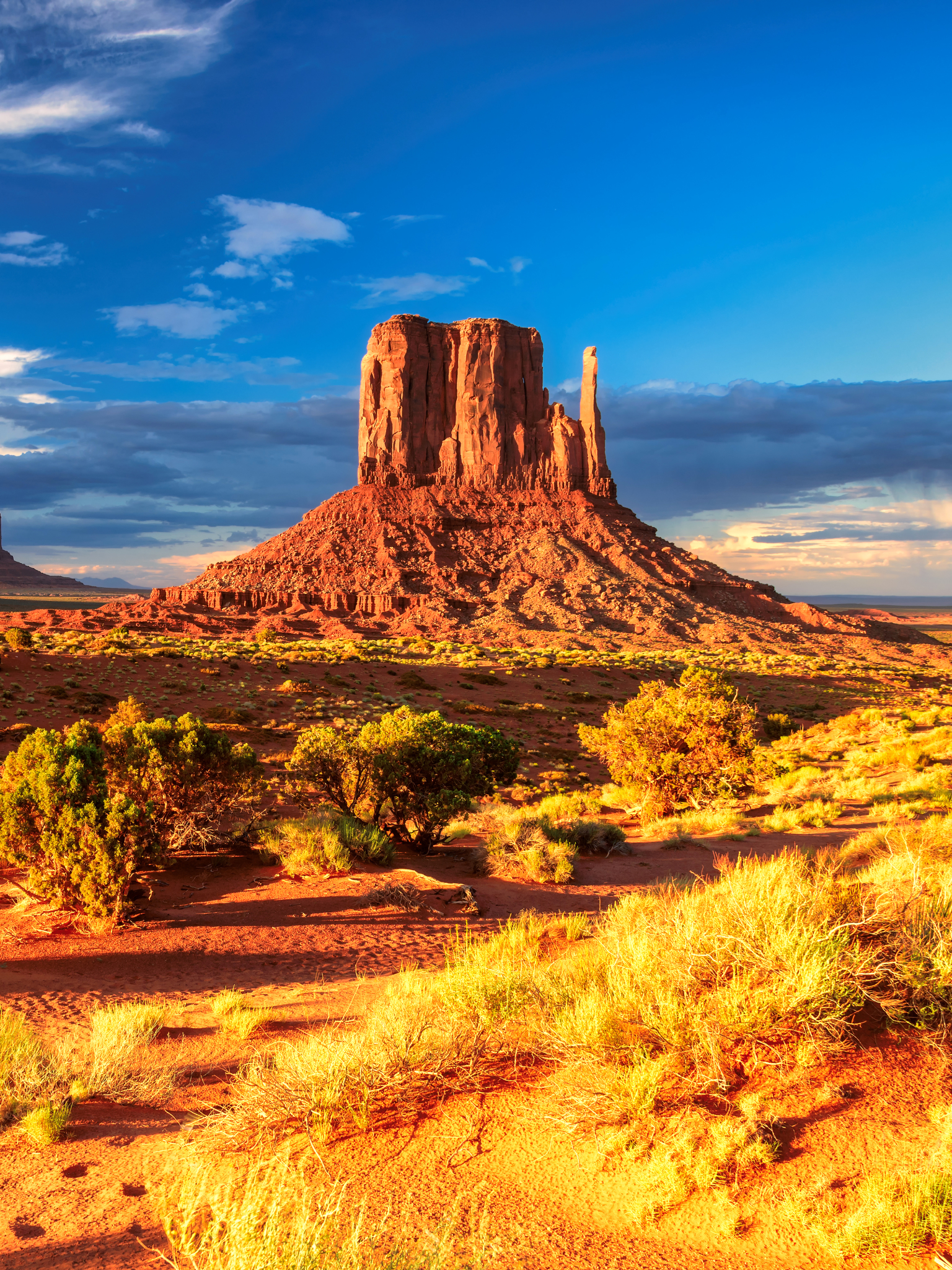 Download mobile wallpaper Landscape, Sky, Desert, Usa, Earth, Monument Valley for free.