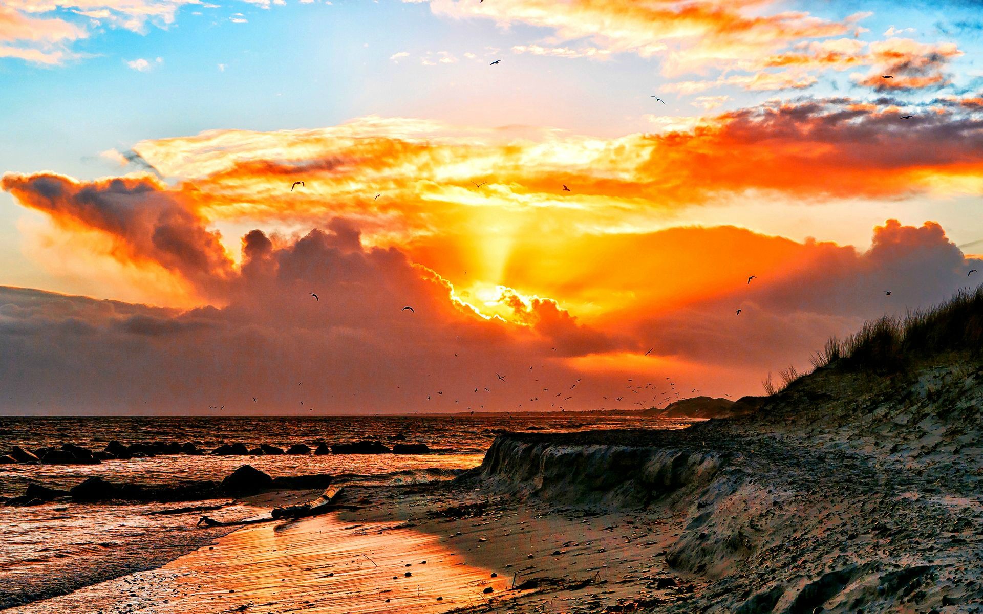 Laden Sie das Natur, Strand, Wolke, Sonnenuntergang, Erde/natur-Bild kostenlos auf Ihren PC-Desktop herunter