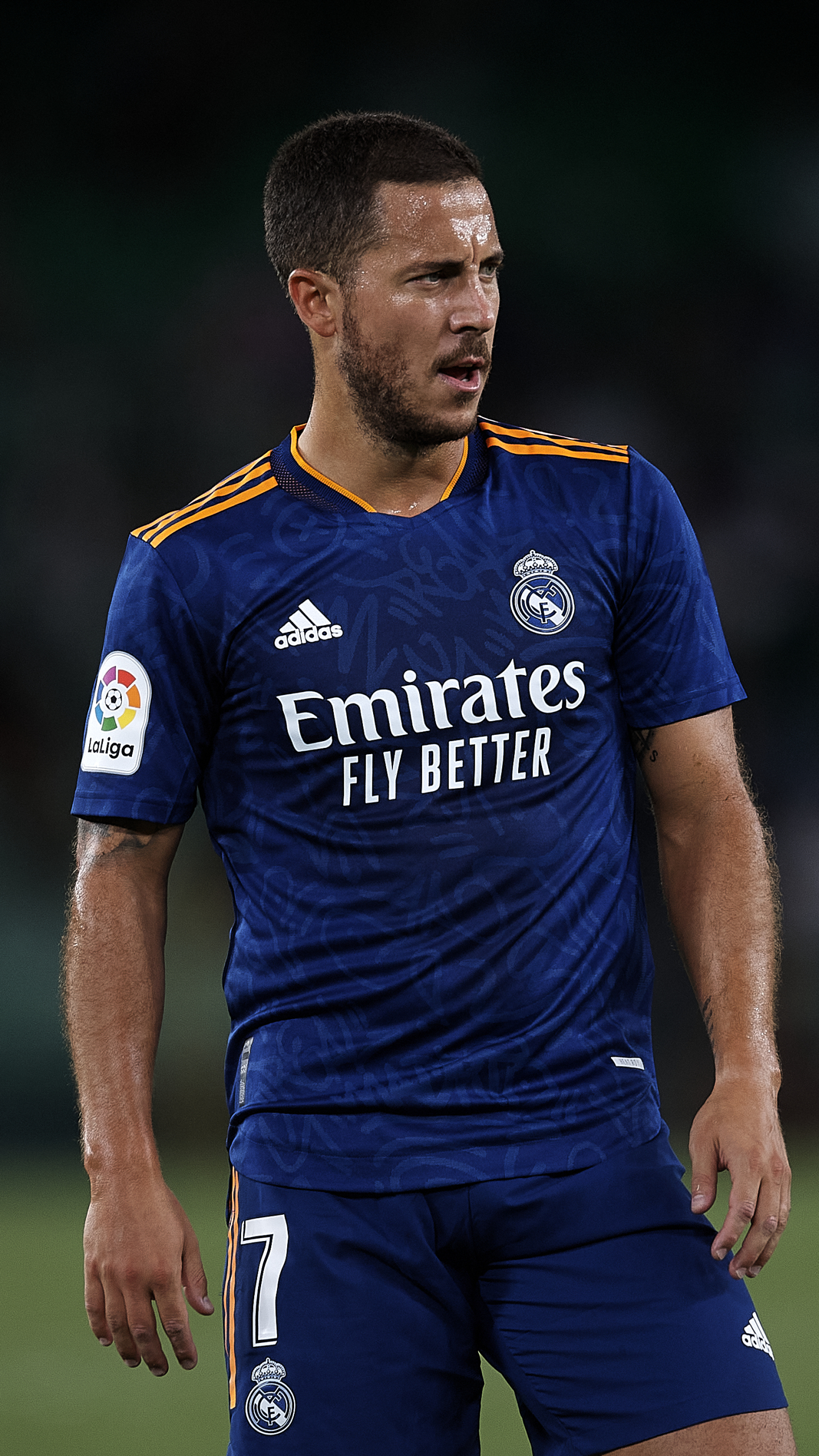 Download mobile wallpaper Sports, Soccer, Real Madrid C F, Eden Hazard for free.