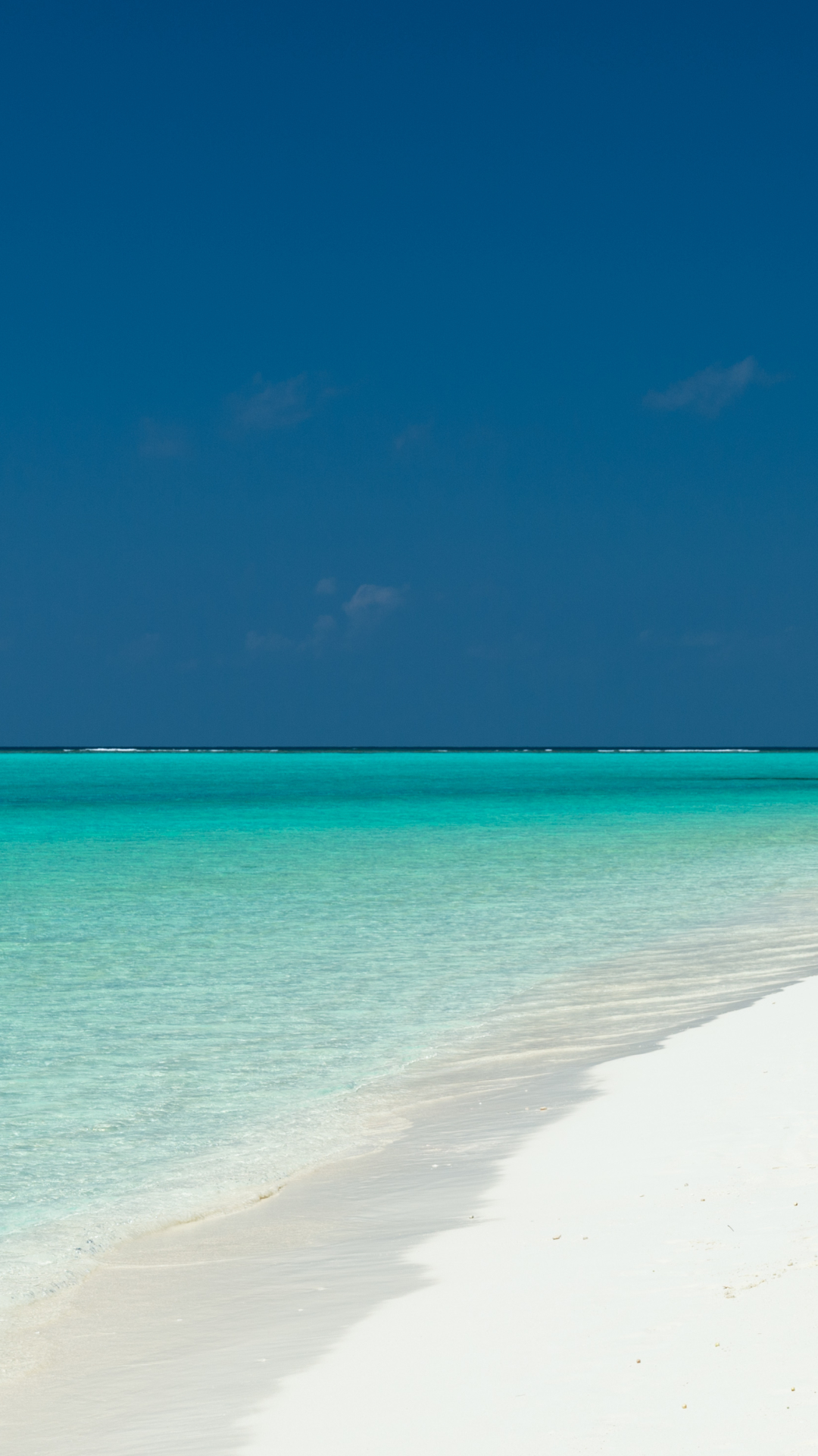 Download mobile wallpaper Sea, Horizon, Tree, Ocean, Earth, Tropical, Maldives for free.