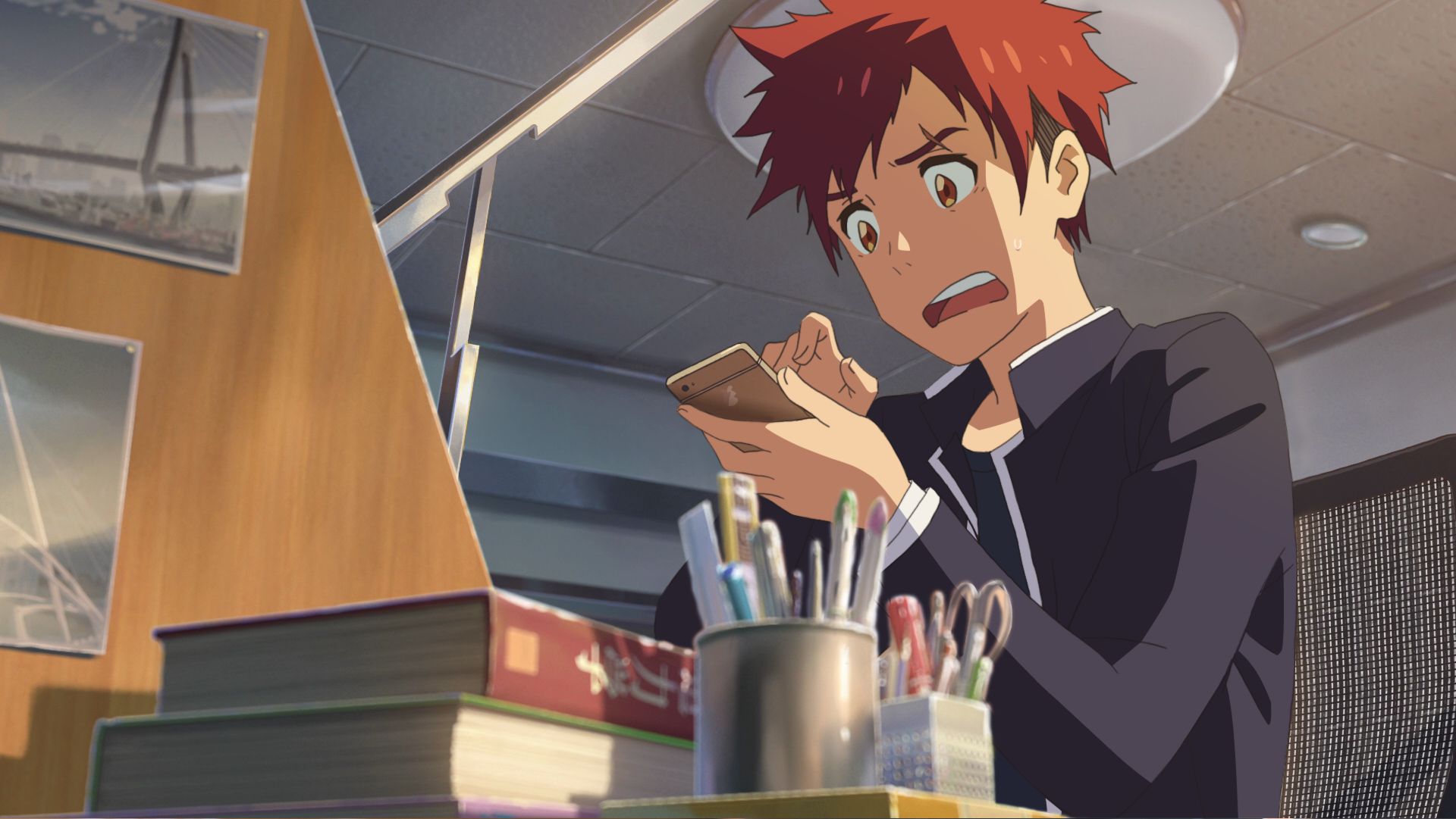 Download mobile wallpaper Anime, Crossover, Food Wars: Shokugeki No Soma, Kimi No Na Wa for free.
