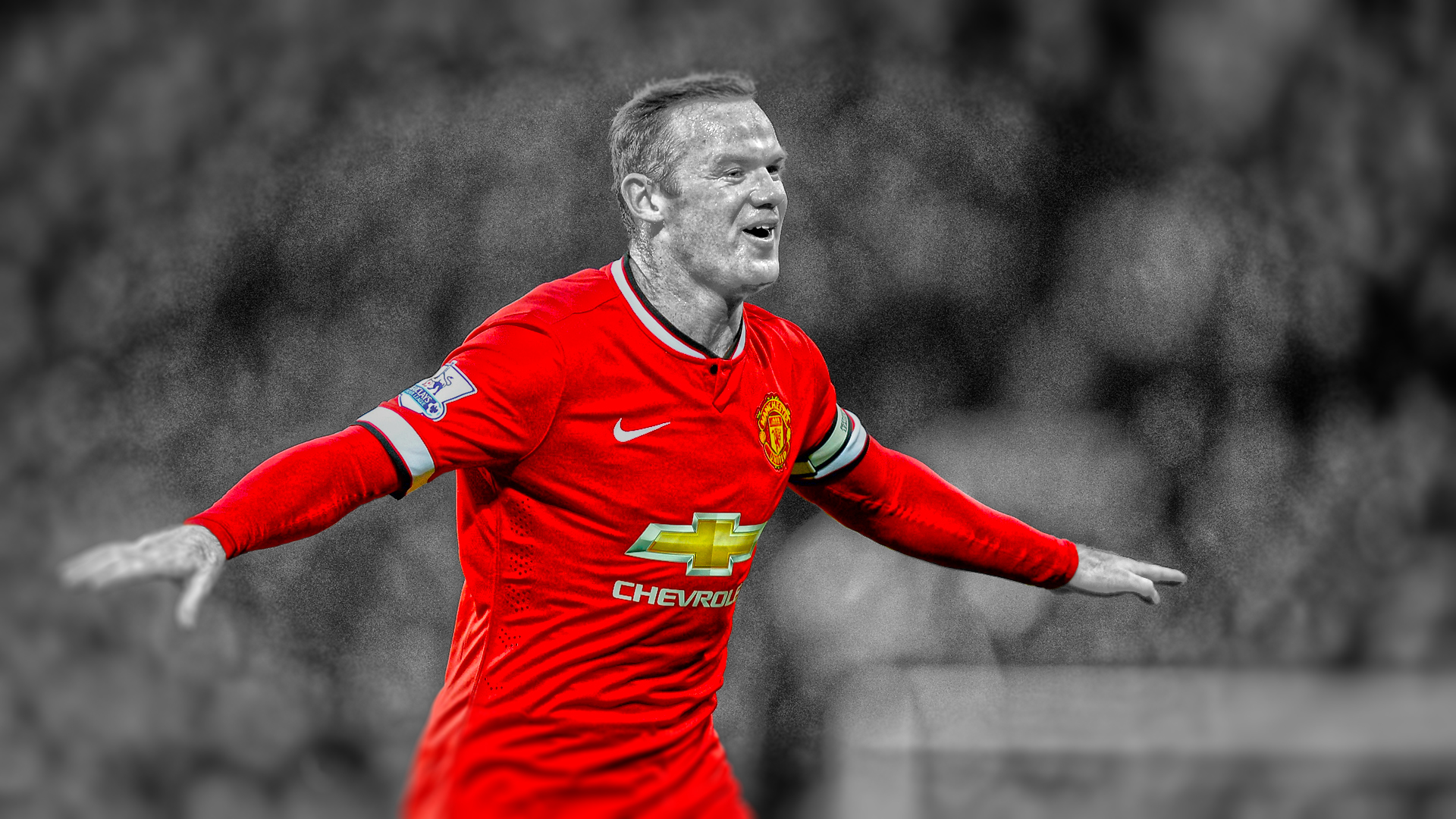 Téléchargez des papiers peints mobile Des Sports, Football, Wayne Rooney, Manchester United Fc gratuitement.