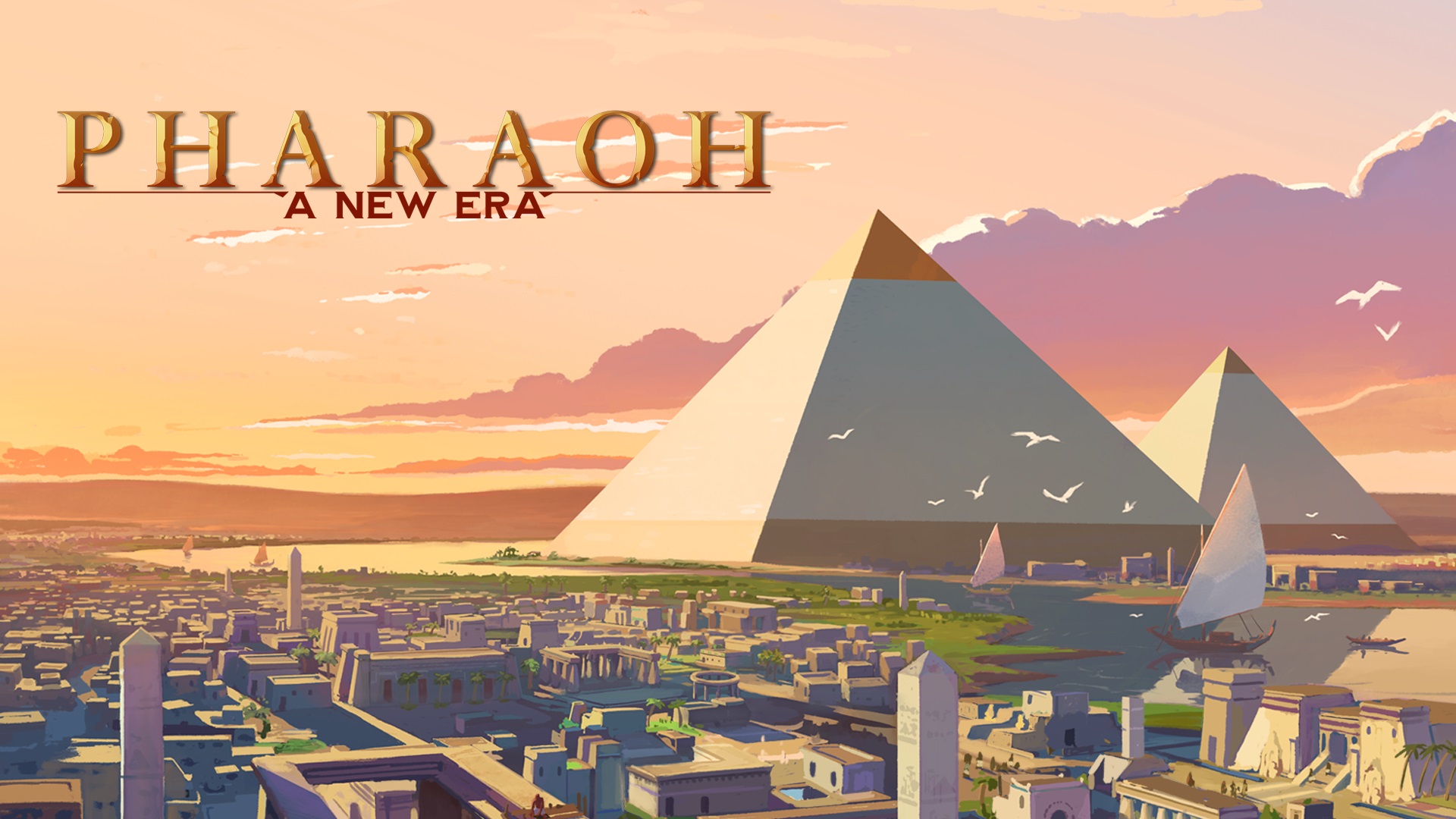 Free download wallpaper Egypt, Pyramid, Video Game, Pharaoh: A New Era on your PC desktop