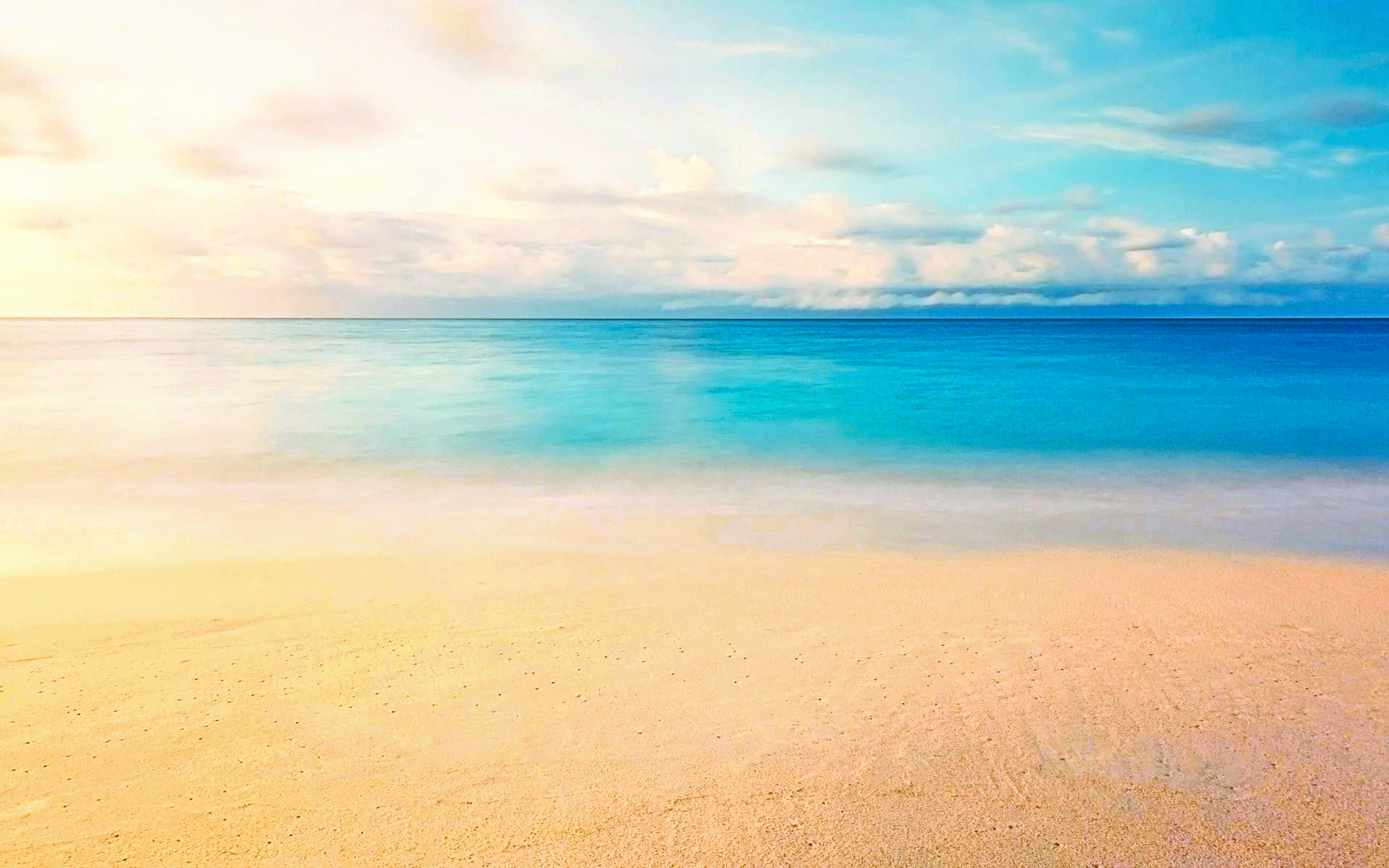 Laden Sie das Strand, Horizont, Wolke, Sonnig, Szene, Meer, Himmel, Erde/natur-Bild kostenlos auf Ihren PC-Desktop herunter