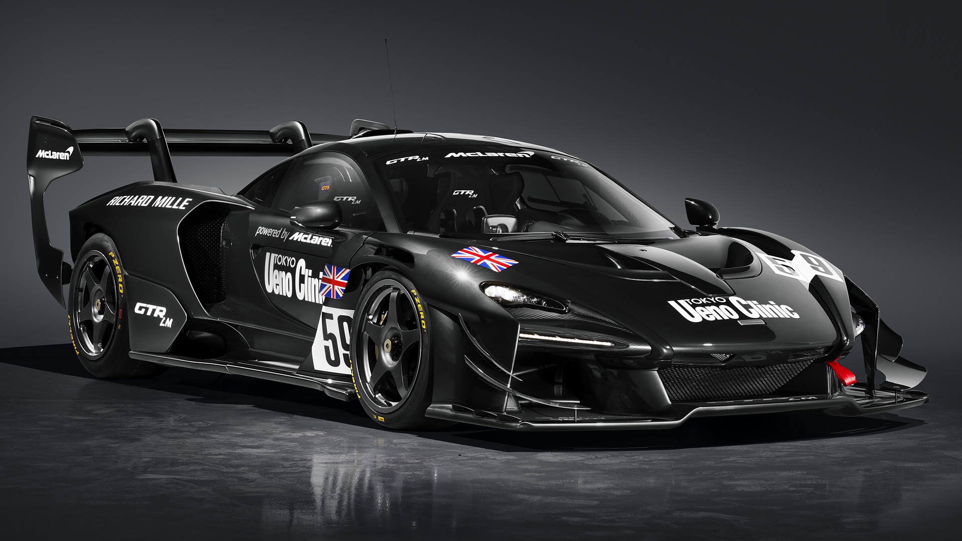 Популярні заставки і фони Mclaren Senna Gtr Lm 825/1 Ueno Clinic на комп'ютер