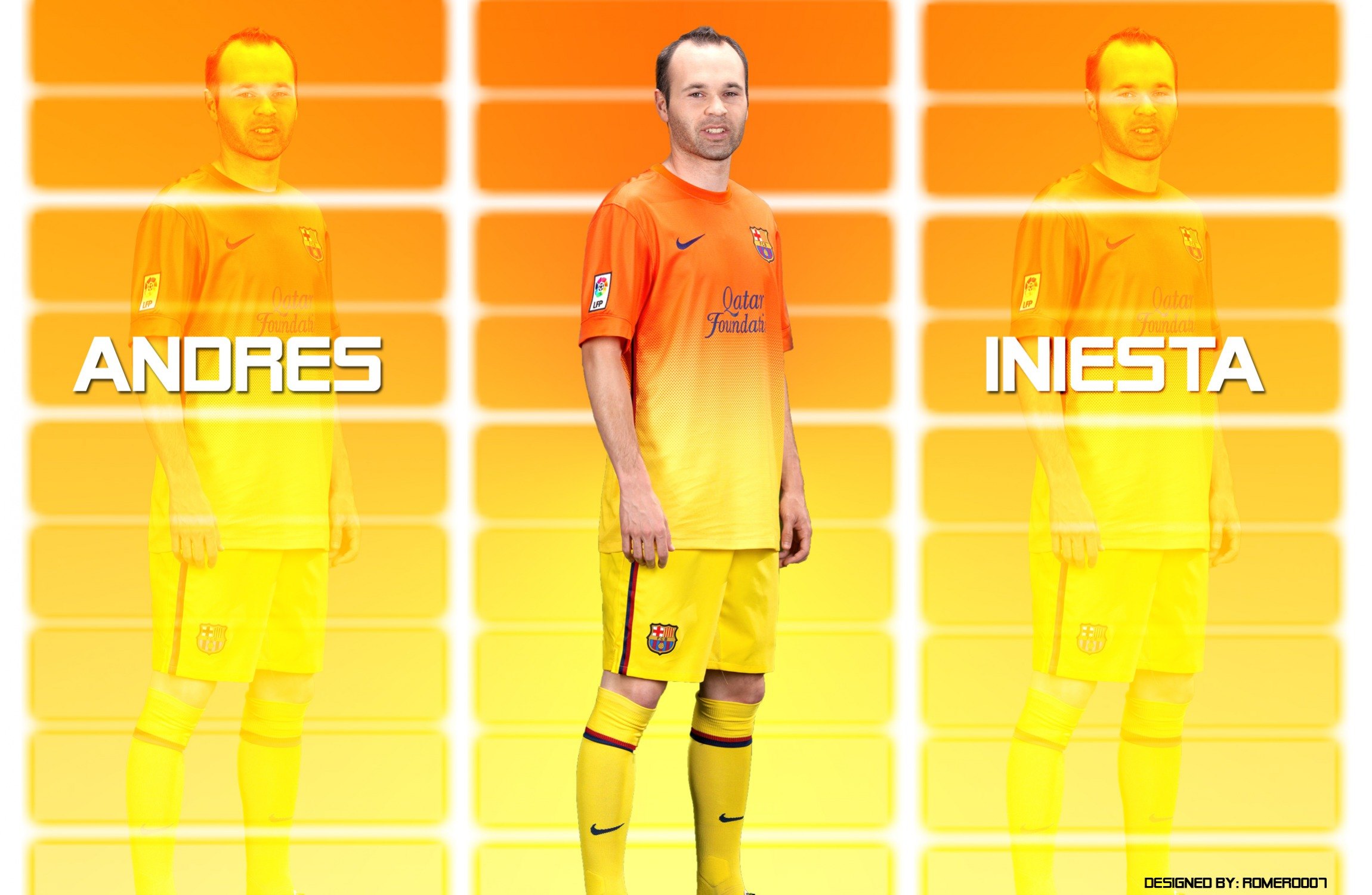 Baixar papel de parede para celular de Esportes, Futebol, Fc Barcelona, Andrés Iniesta gratuito.