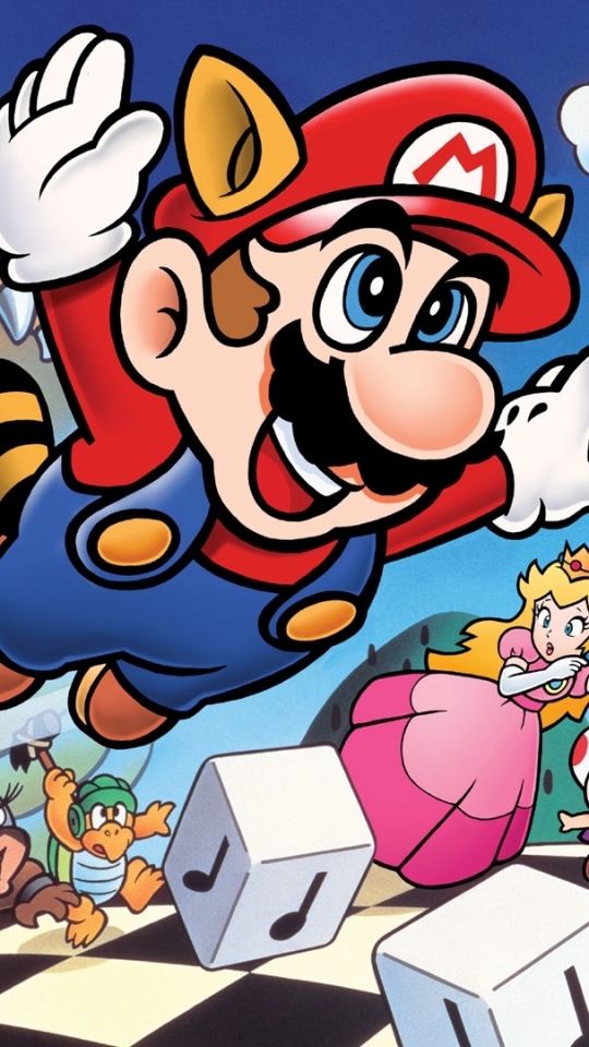 Скачати мобільні шпалери Маріо, Відеогра, Super Mario Bros 3 безкоштовно.