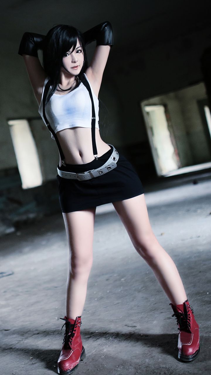 Handy-Wallpaper Frauen, Tifa Lockhart, Final Fantasy Vii, Cosplay kostenlos herunterladen.