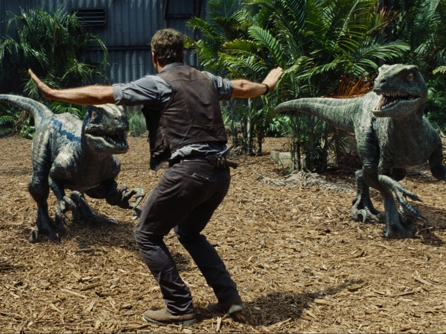 Handy-Wallpaper Filme, Jurassic Park, Jurassic World, Chris Pratt kostenlos herunterladen.