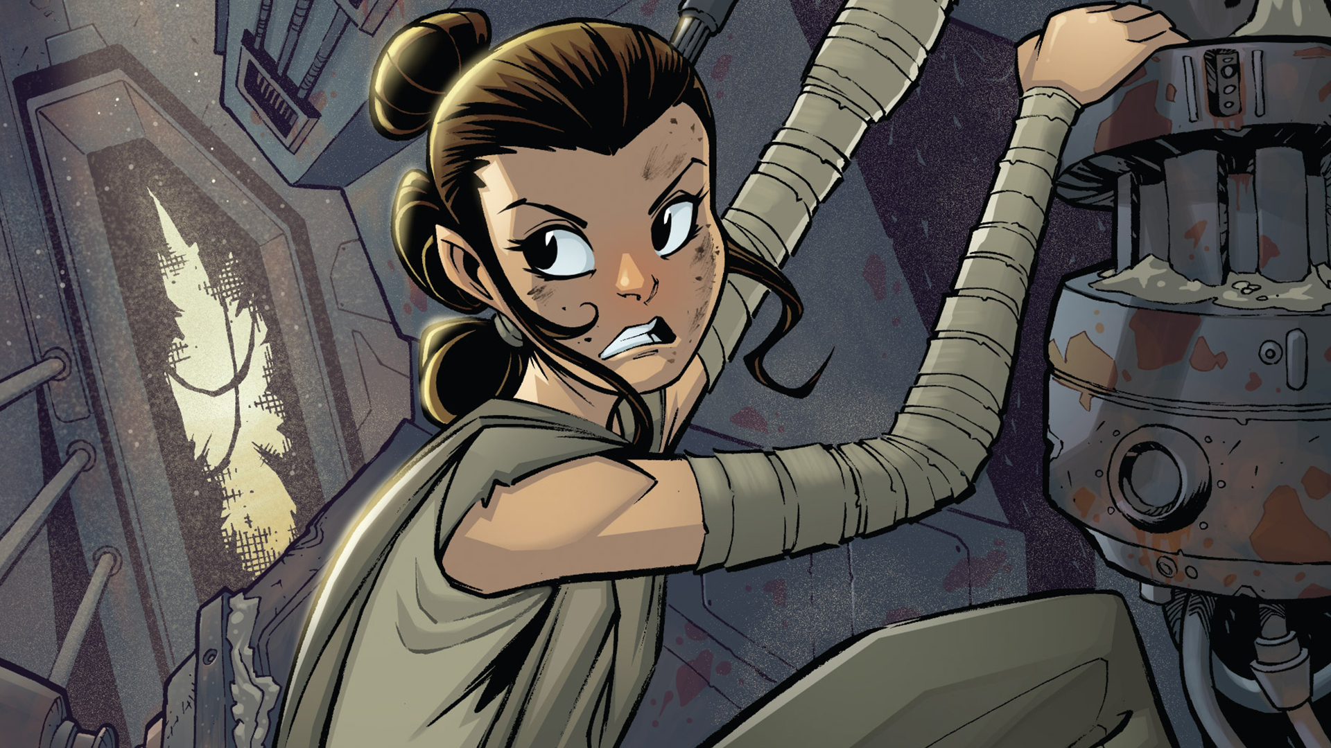 Download mobile wallpaper Star Wars, Comics, Rey (Star Wars) for free.