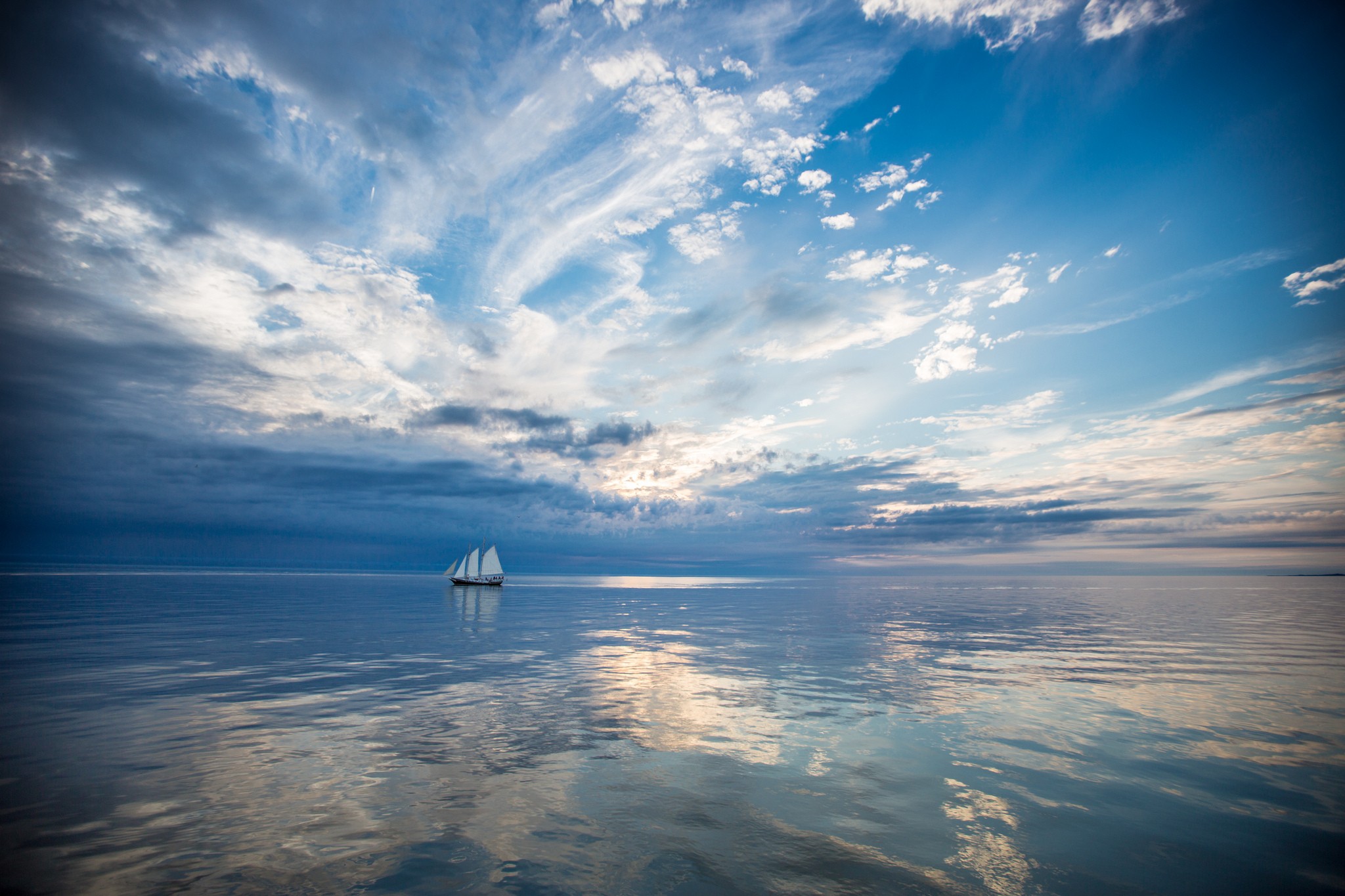 Laden Sie das Wasser, Ozean, Segelboot, Wolke, Himmel, Fahrzeuge-Bild kostenlos auf Ihren PC-Desktop herunter