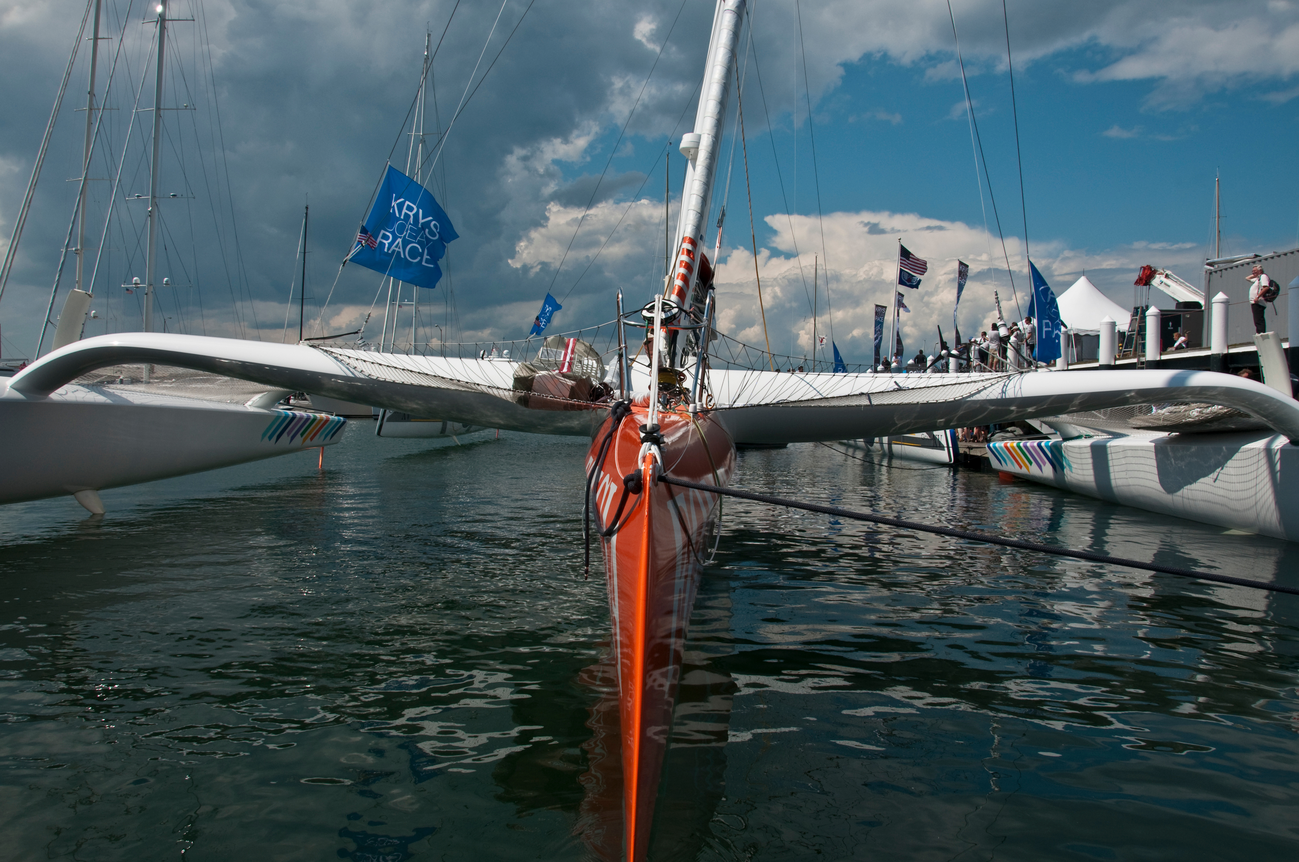 Handy-Wallpaper Fahrzeuge, Trimaran kostenlos herunterladen.