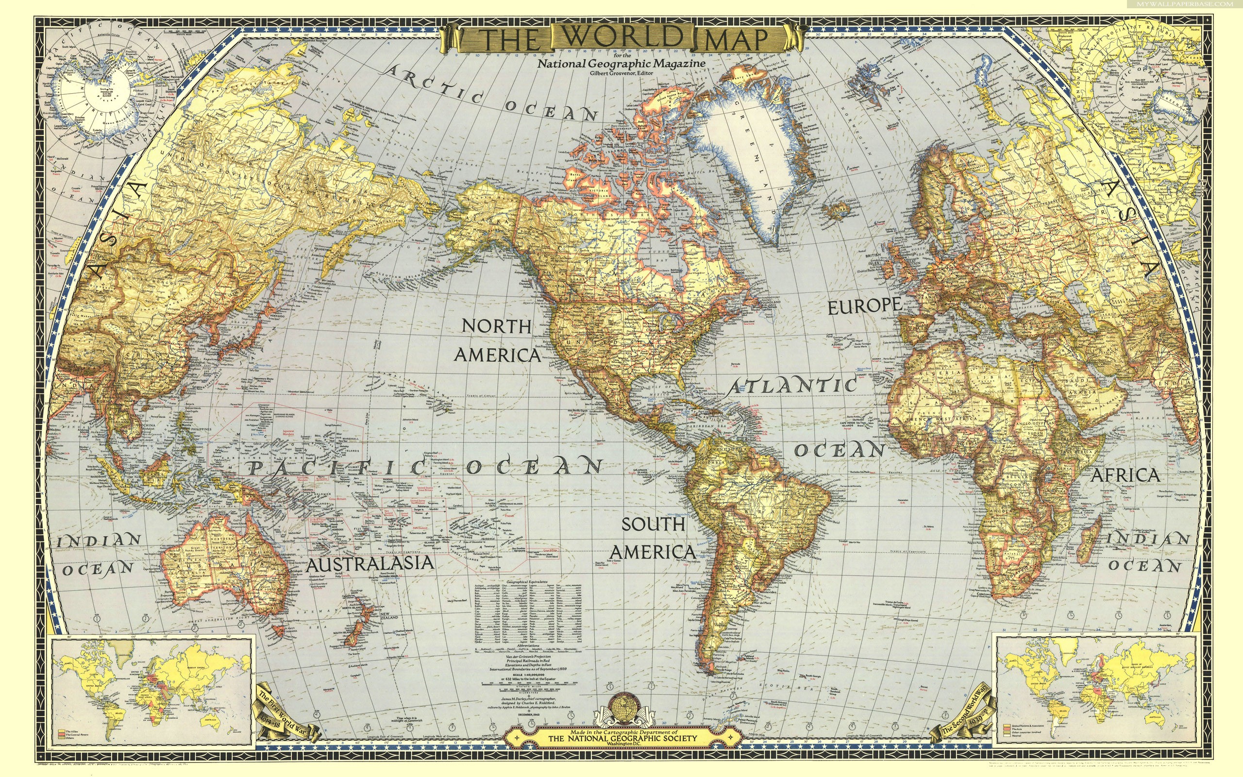 world map, misc