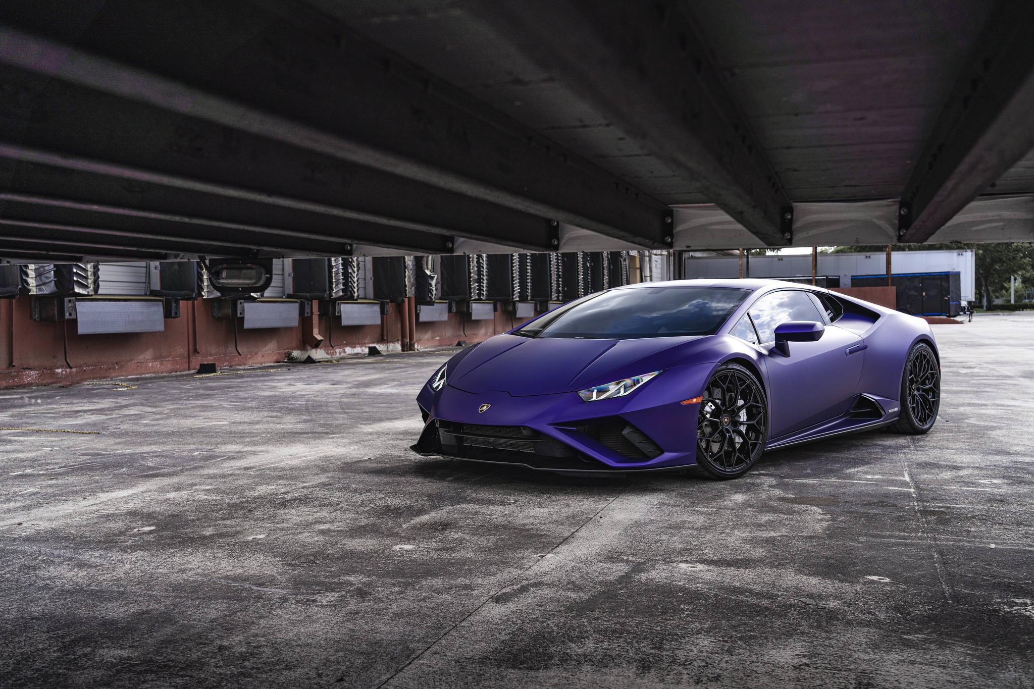 Download mobile wallpaper Lamborghini, Supercar, Vehicles, Purple Car, Lamborghini Huracán Evo for free.