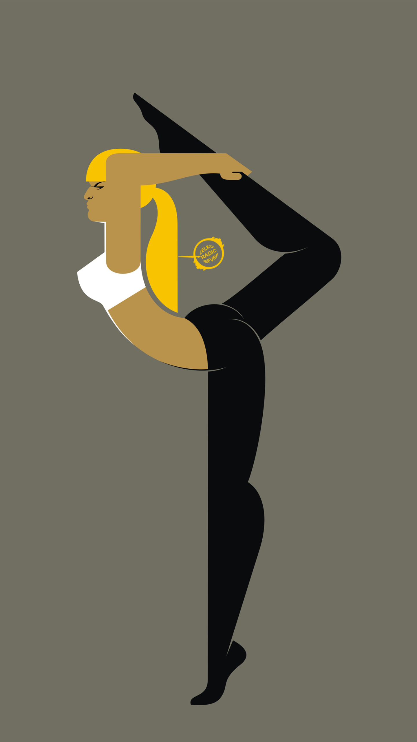 yoga, women, artistic, gymnastics, geometry HD wallpaper