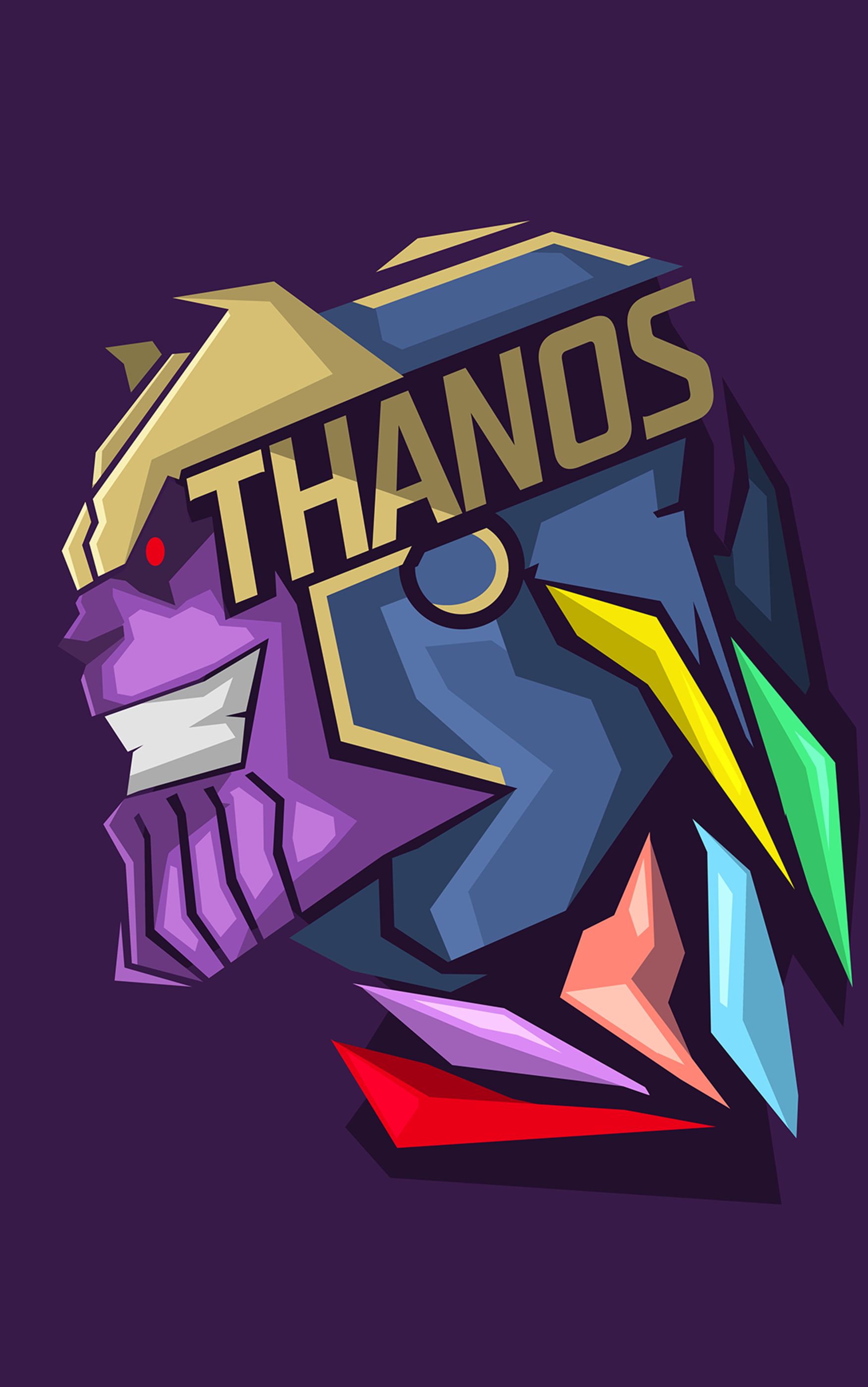 Handy-Wallpaper Comics, Thanos kostenlos herunterladen.