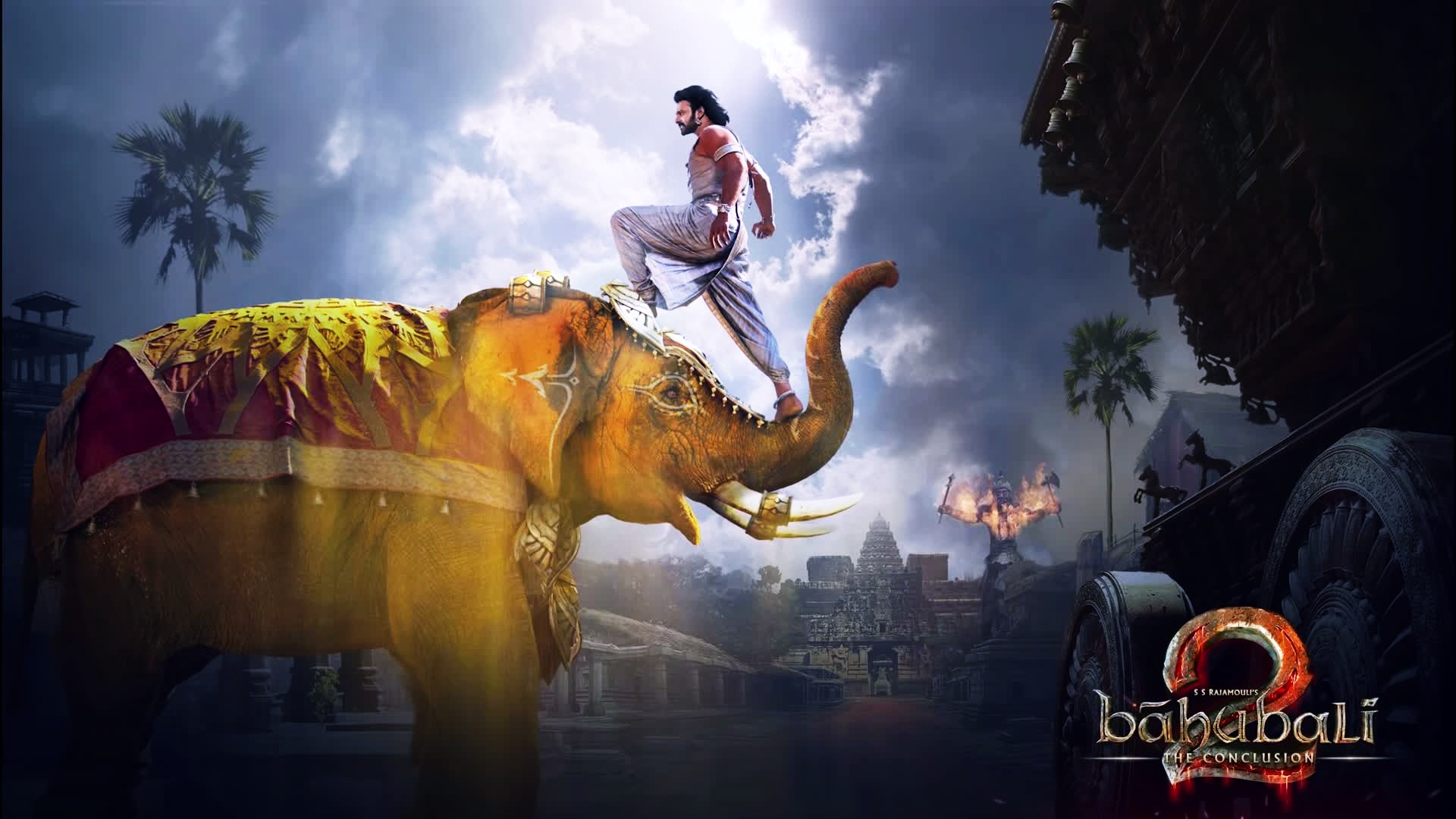 baahubali 2: the conclusion, movie, elephant