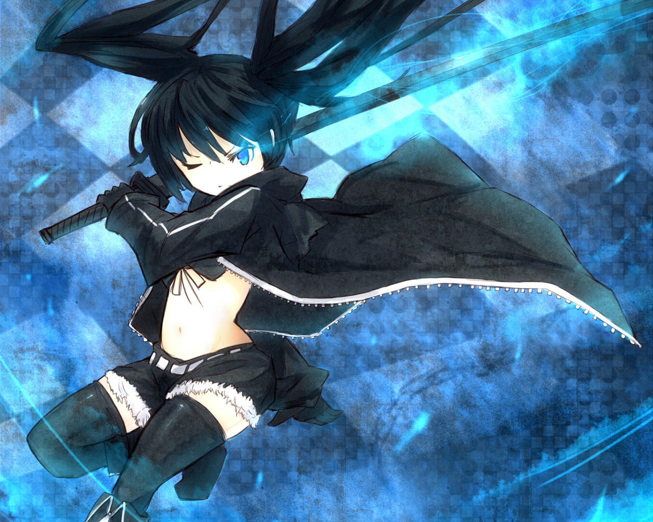 Téléchargez des papiers peints mobile Black Rock Shooter, Animé gratuitement.