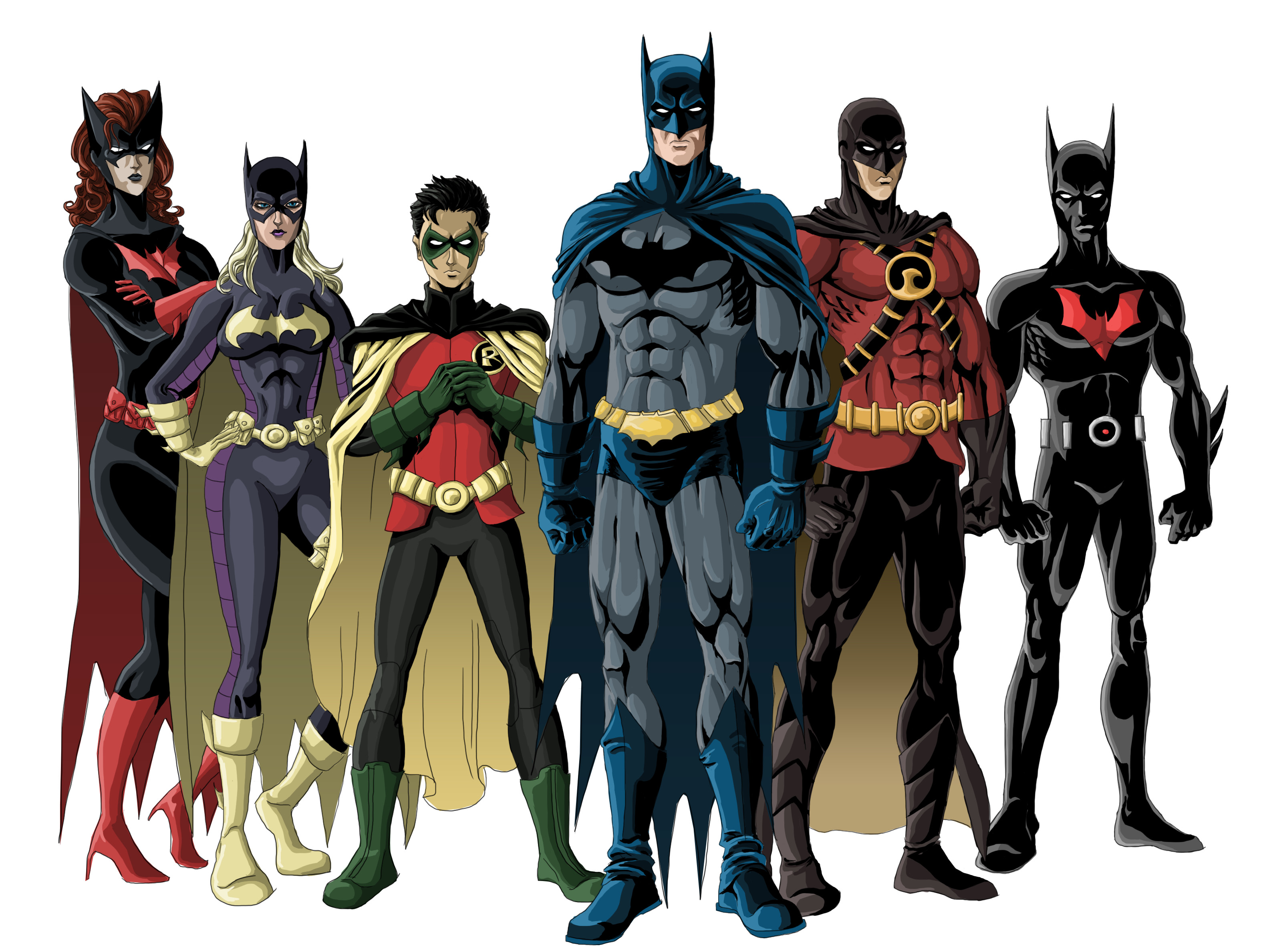 244782 baixar papel de parede batwoman, história em quadrinhos, ordenança, batgirl, damian wayne, kate kane, robin vermelho, robin (dc comics), terry mcginnis, tim drake - protetores de tela e imagens gratuitamente