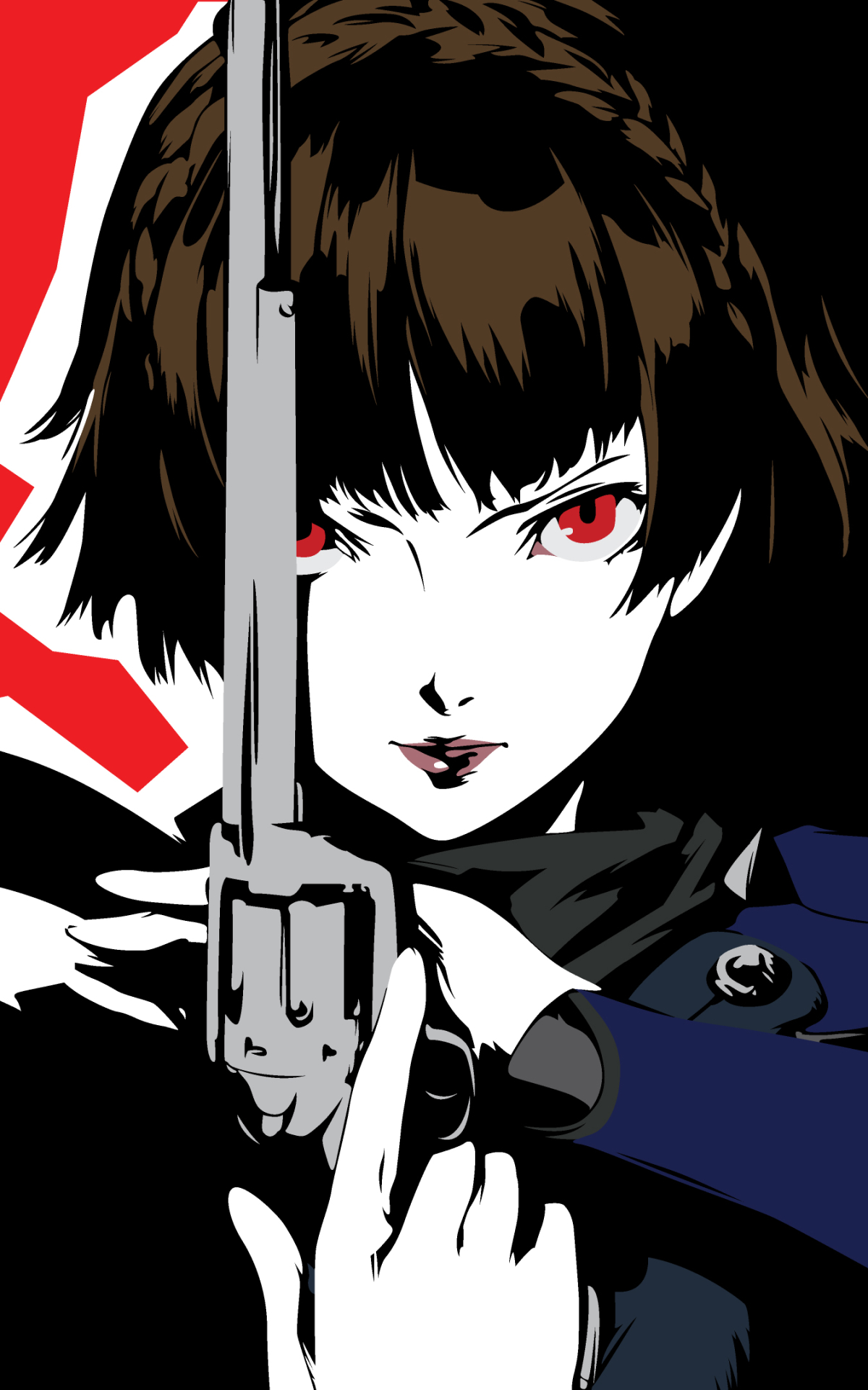 Handy-Wallpaper Computerspiele, Persona, Persona 5, Makoto Niijima kostenlos herunterladen.