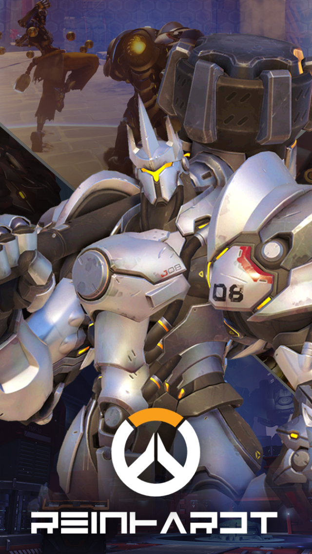 Download mobile wallpaper Overwatch, Video Game, Reinhardt (Overwatch) for free.