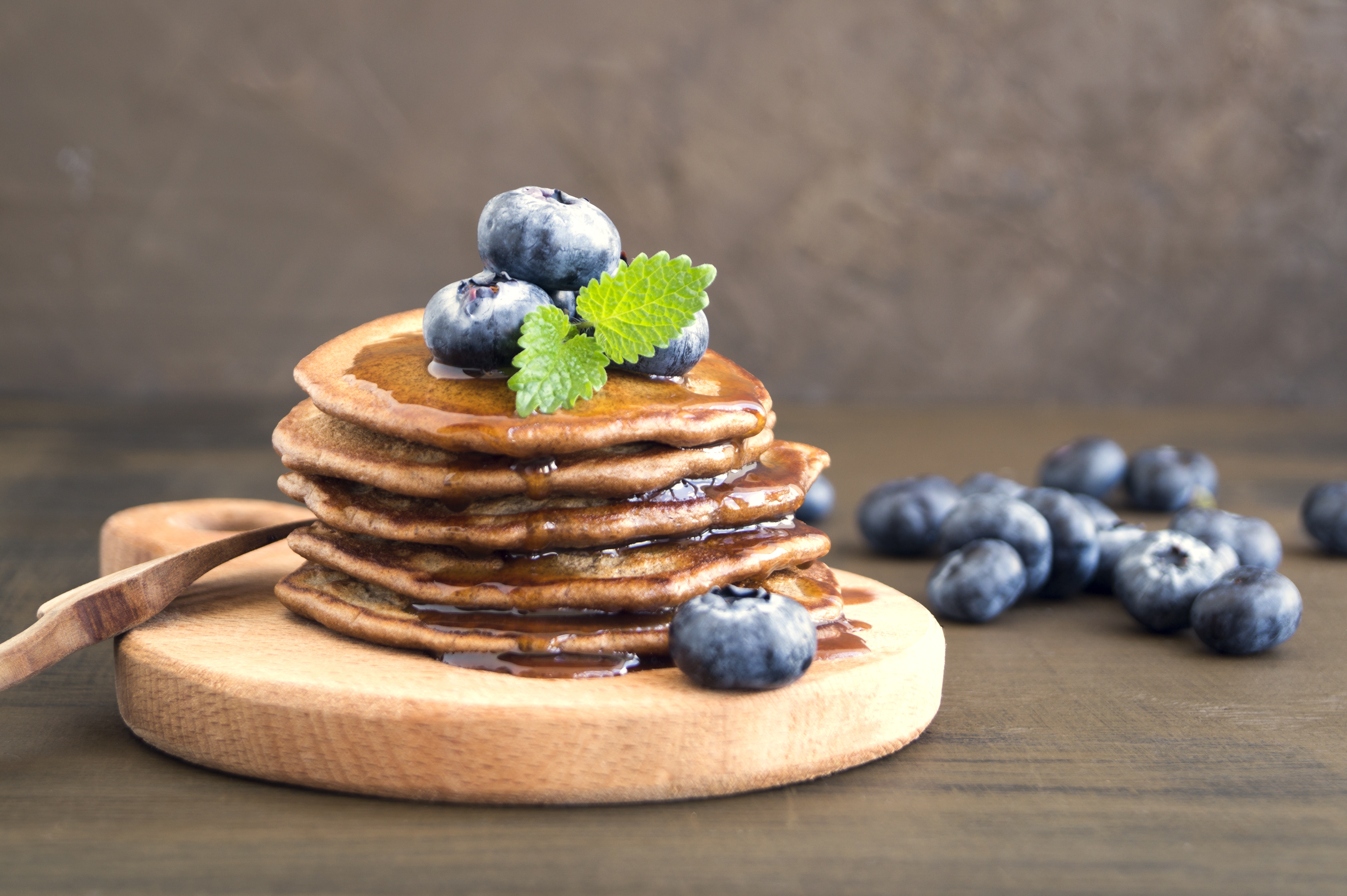 Download mobile wallpaper Food, Blueberry, Berry, Fruit, Breakfast, Pancake for free.