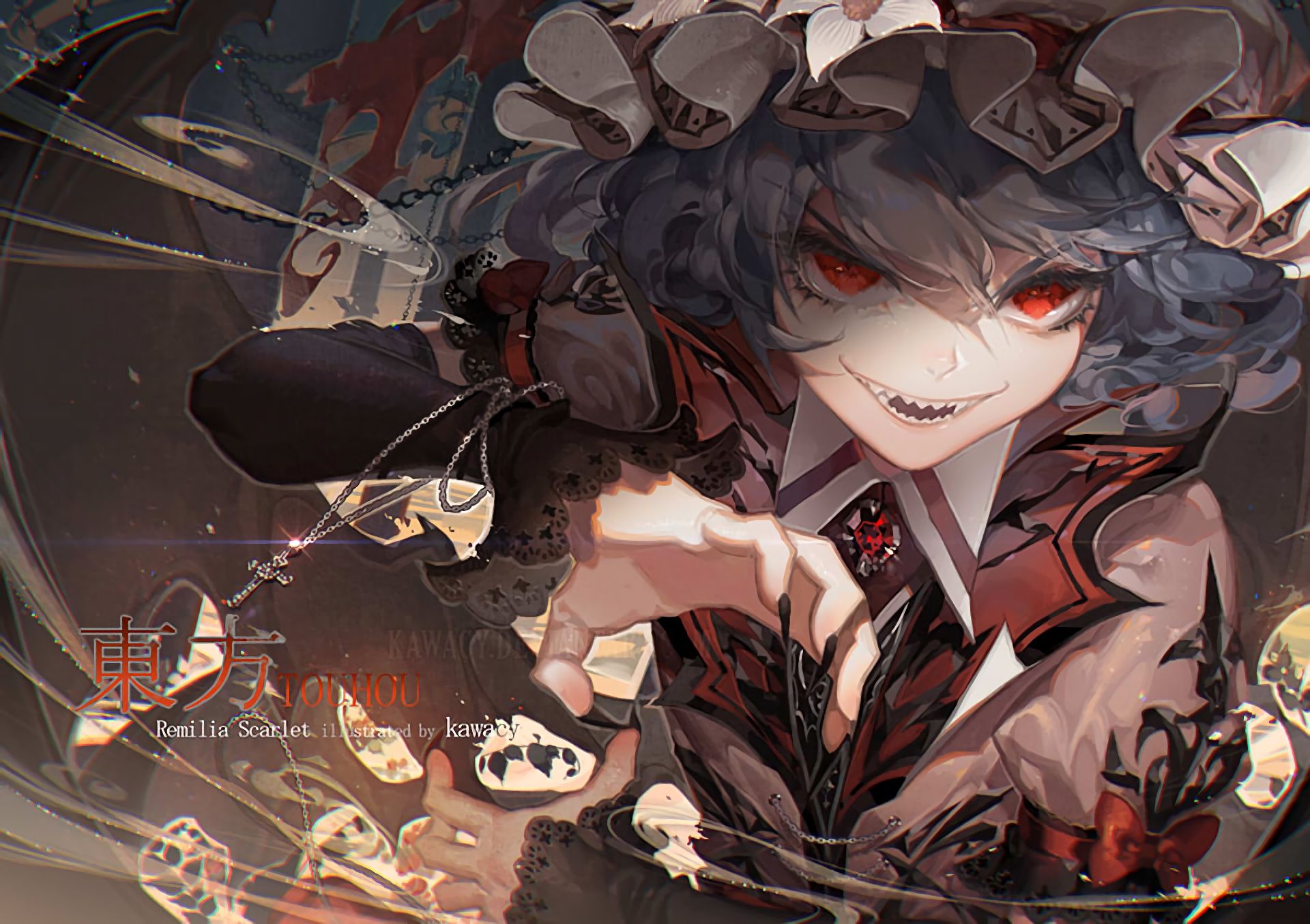 Free download wallpaper Anime, Remilia Scarlet, Touhou on your PC desktop