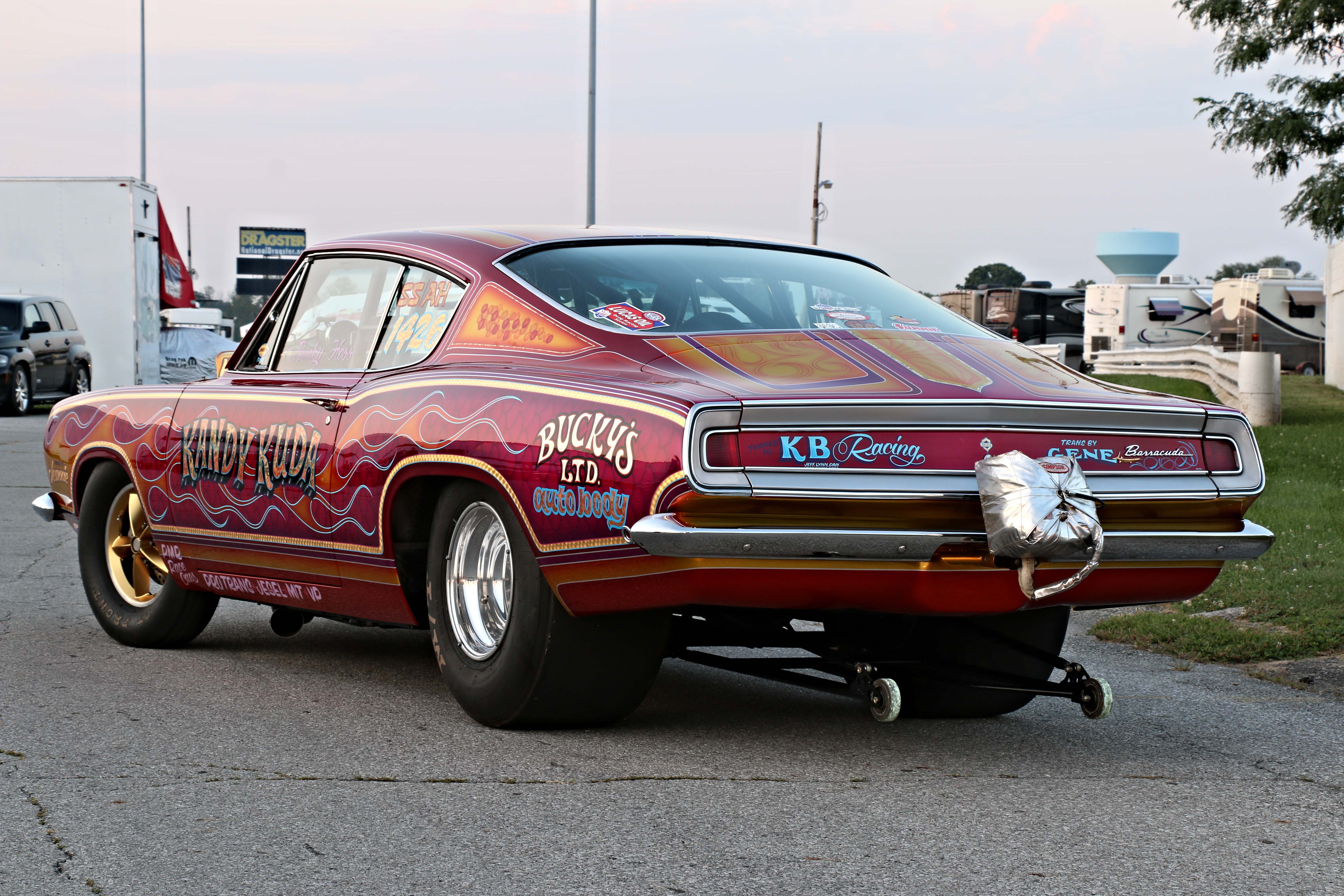 Free download wallpaper Muscle Car, Mopar, Vehicles, Hot Rod, Plymouth Barracuda, Drag Racing on your PC desktop