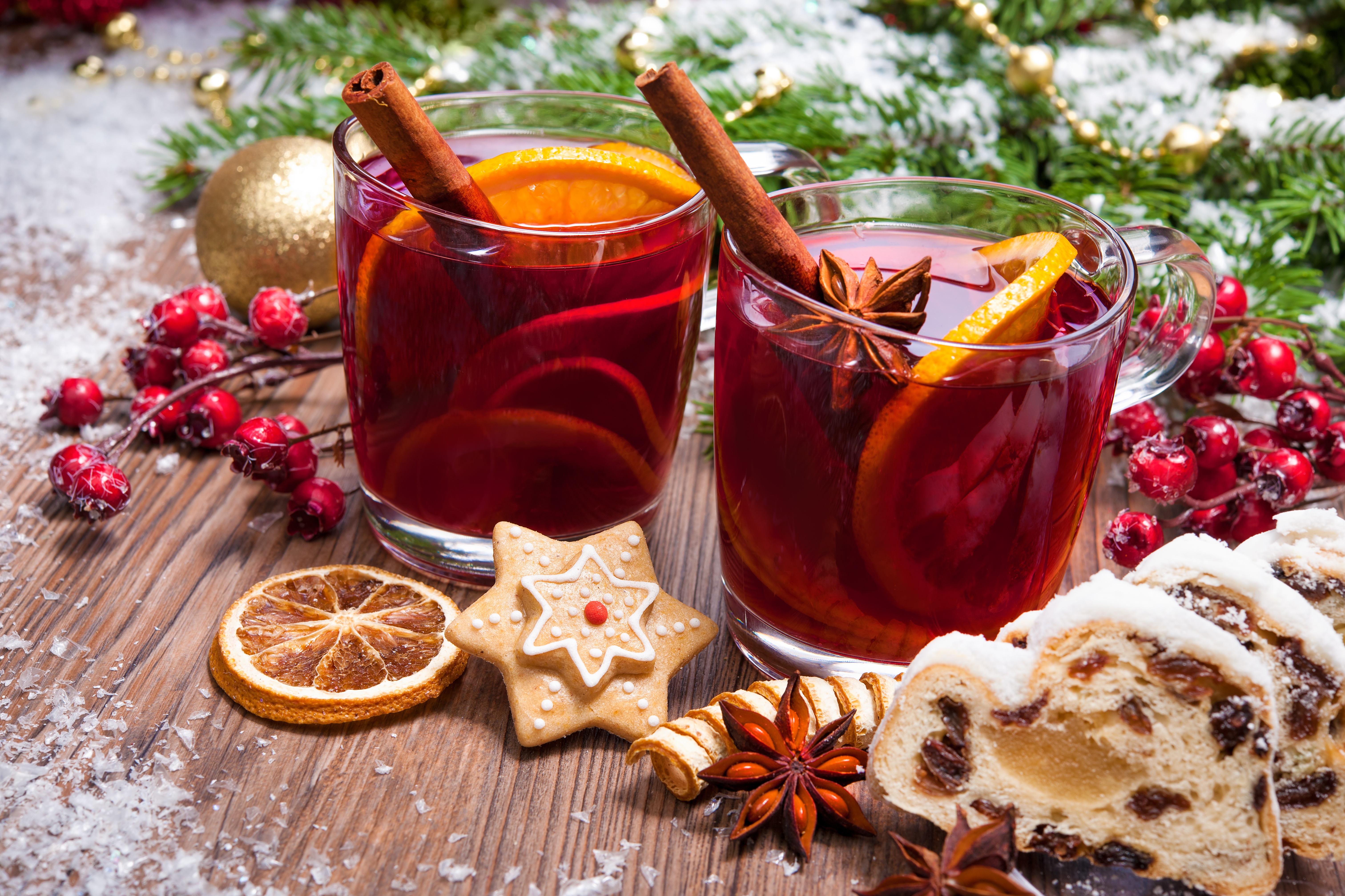 Download mobile wallpaper Food, Cinnamon, Christmas, Drink, Tea, Cookie for free.