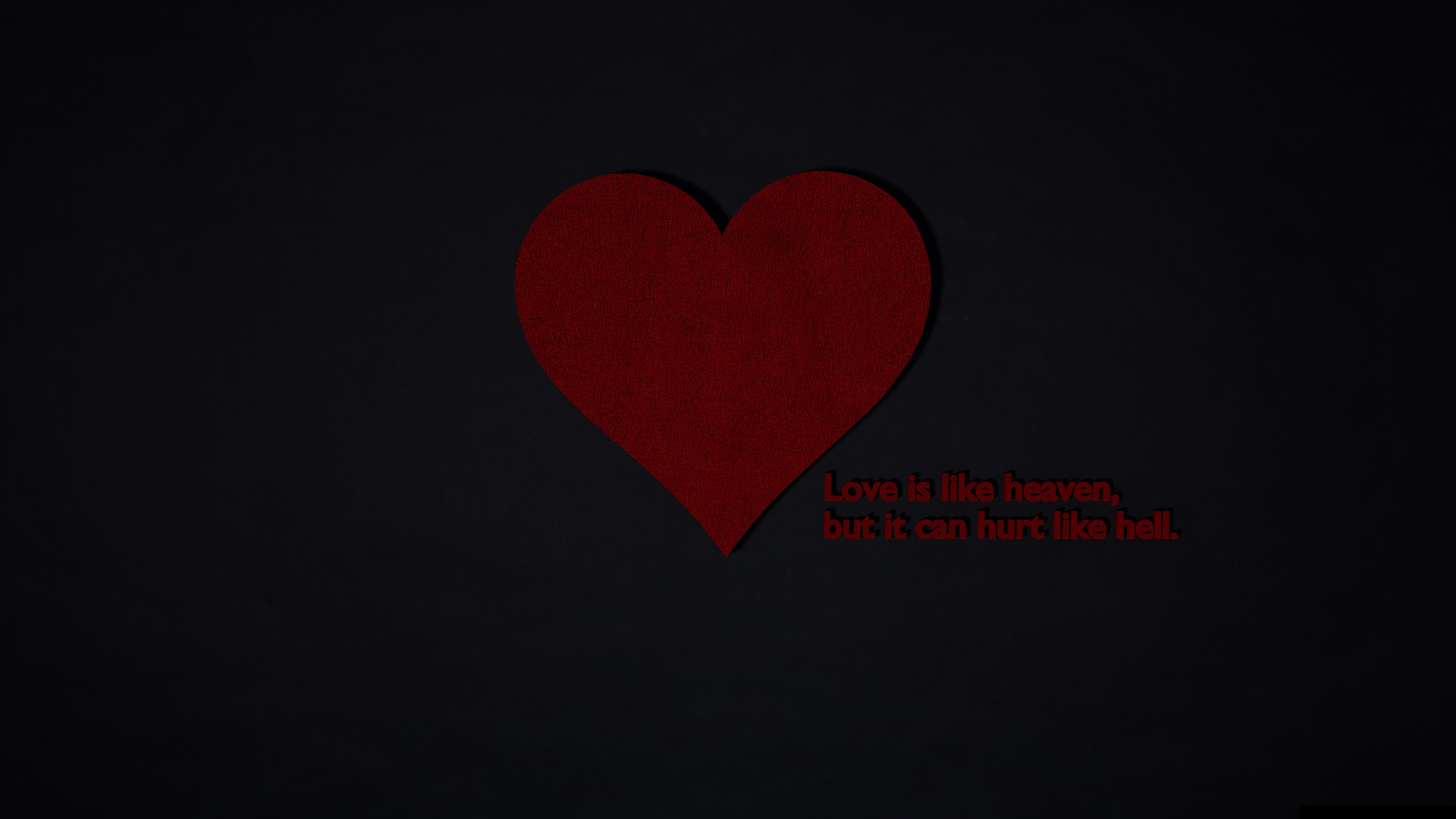 Download mobile wallpaper Love, Heart, Artistic, Quote for free.