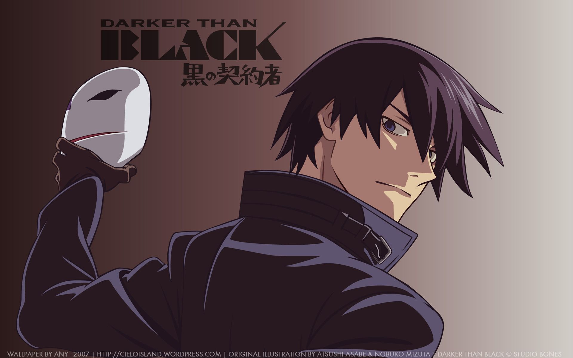 anime, darker than black, bk 201, hei (darker than black), mask